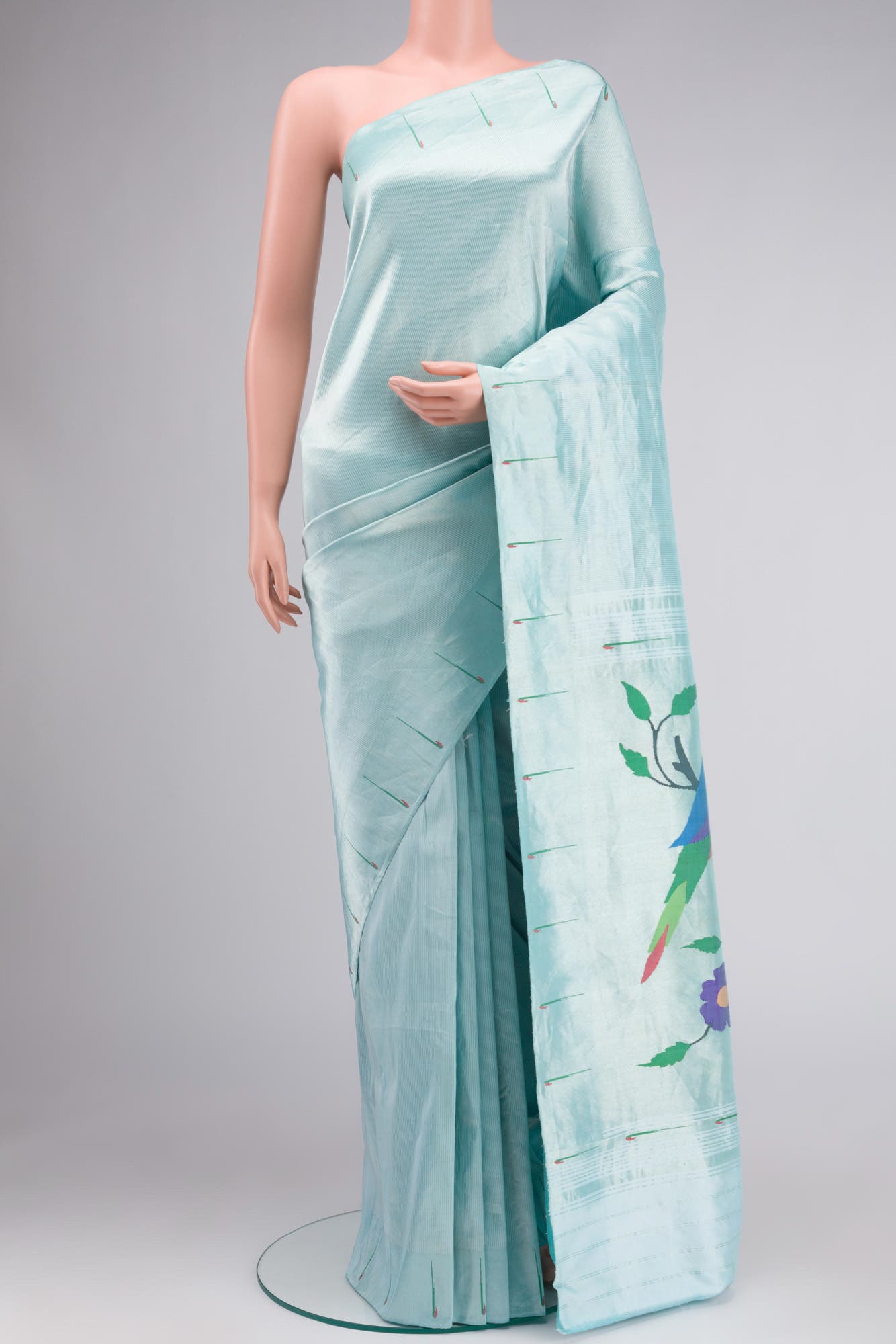 Blue Paithani Silk Saree