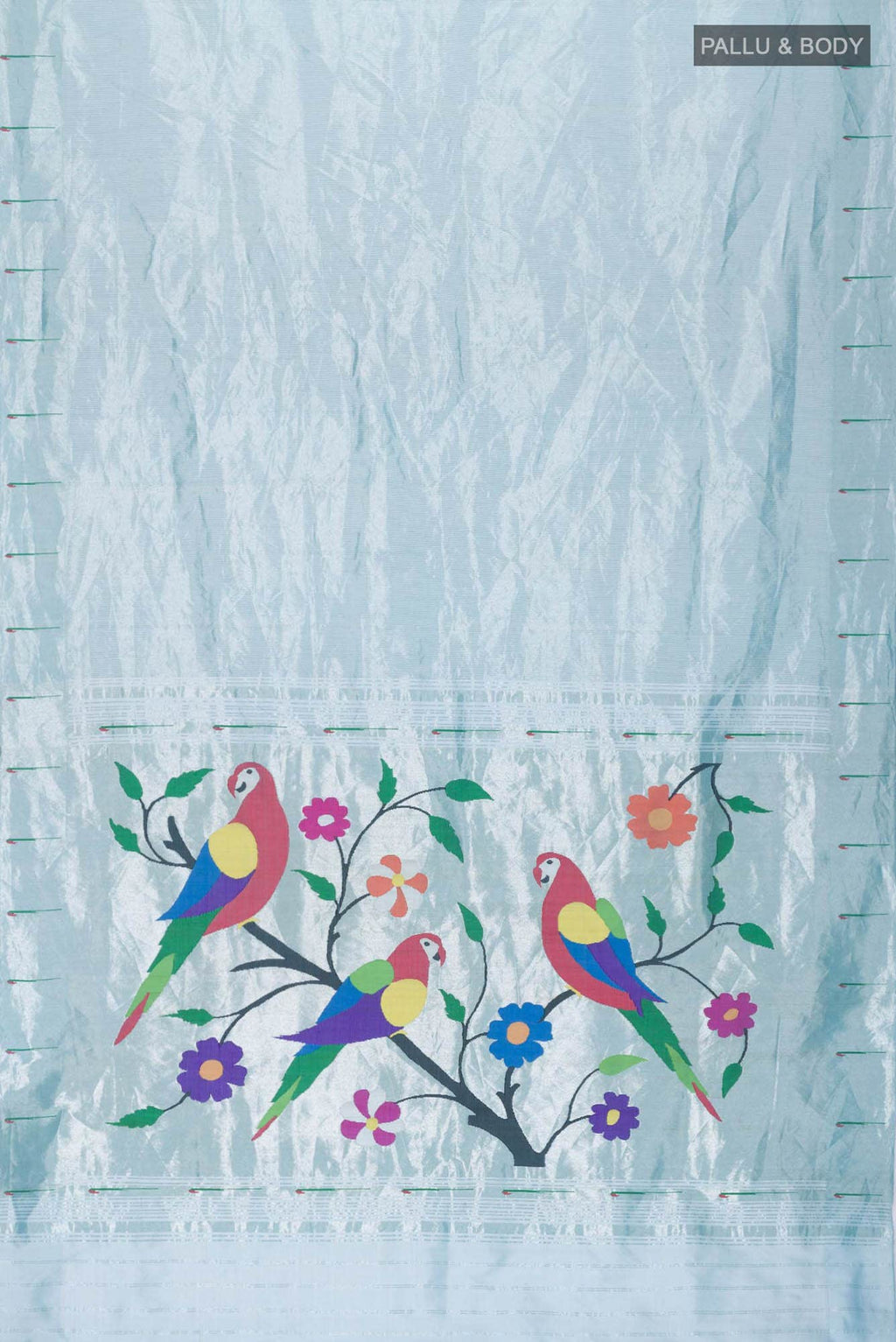 Blue Paithani Silk Saree