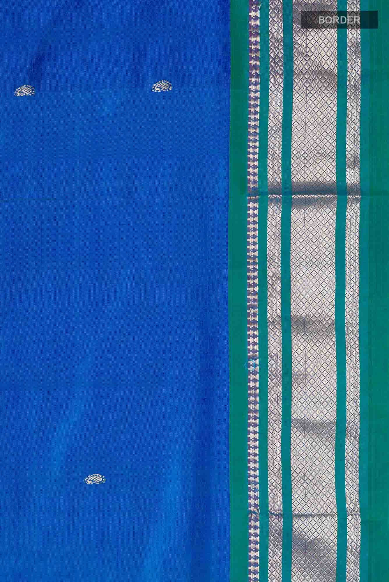 Blue Paithani Silk Saree