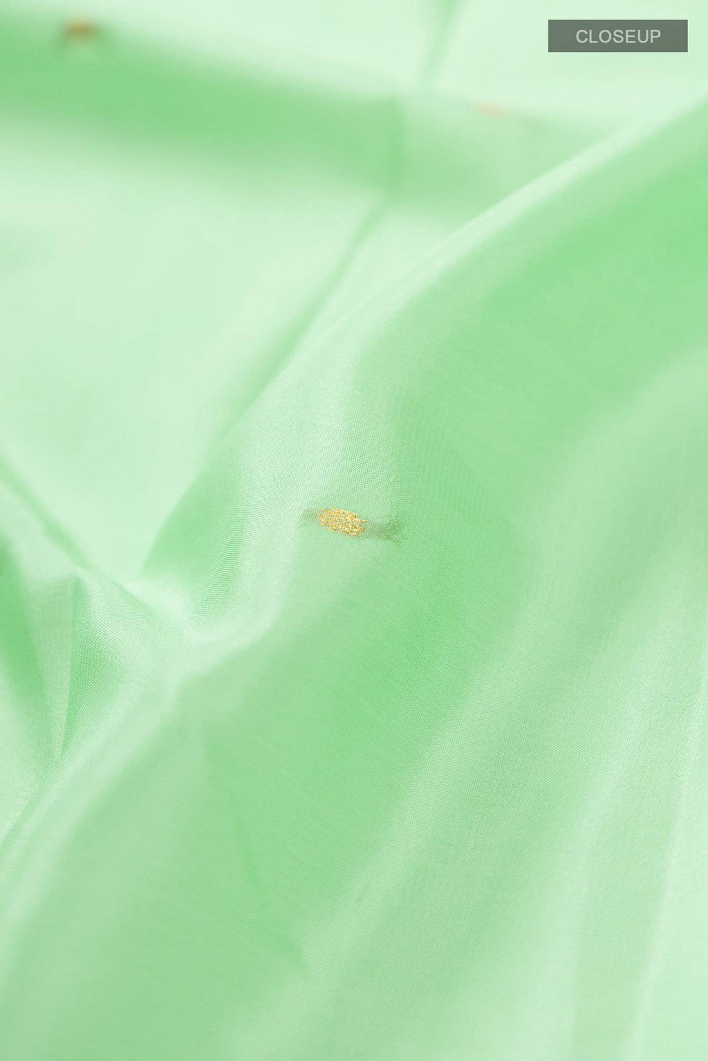 Green Crepe Saree