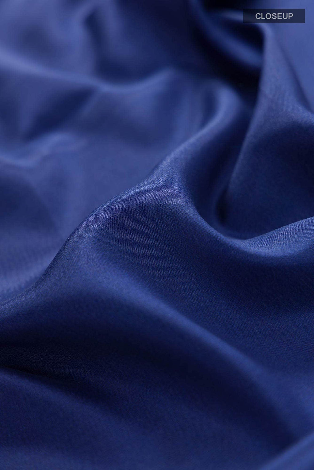 Blue Crepe Saree