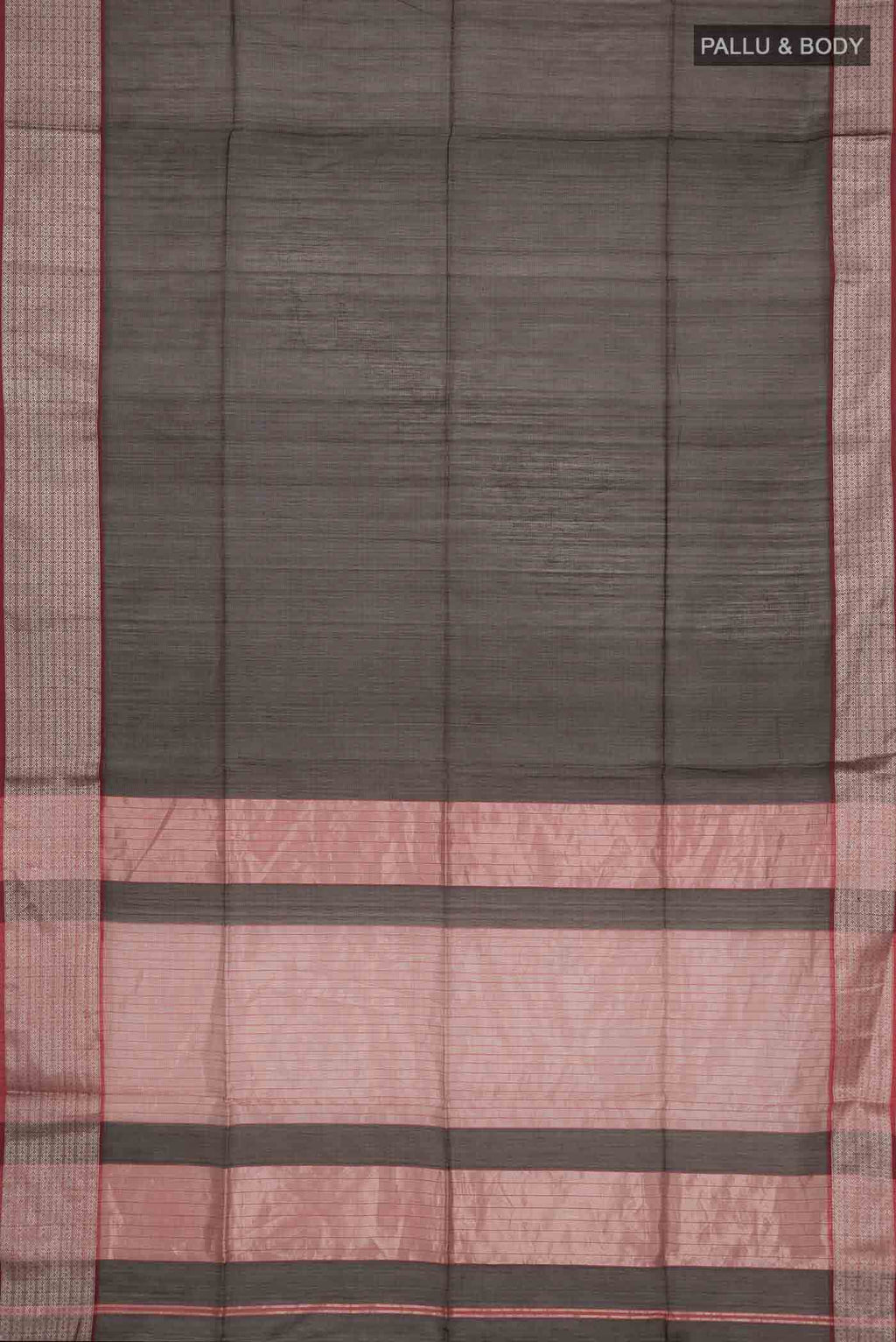 Black Maheshwari Silk Cotton Saree