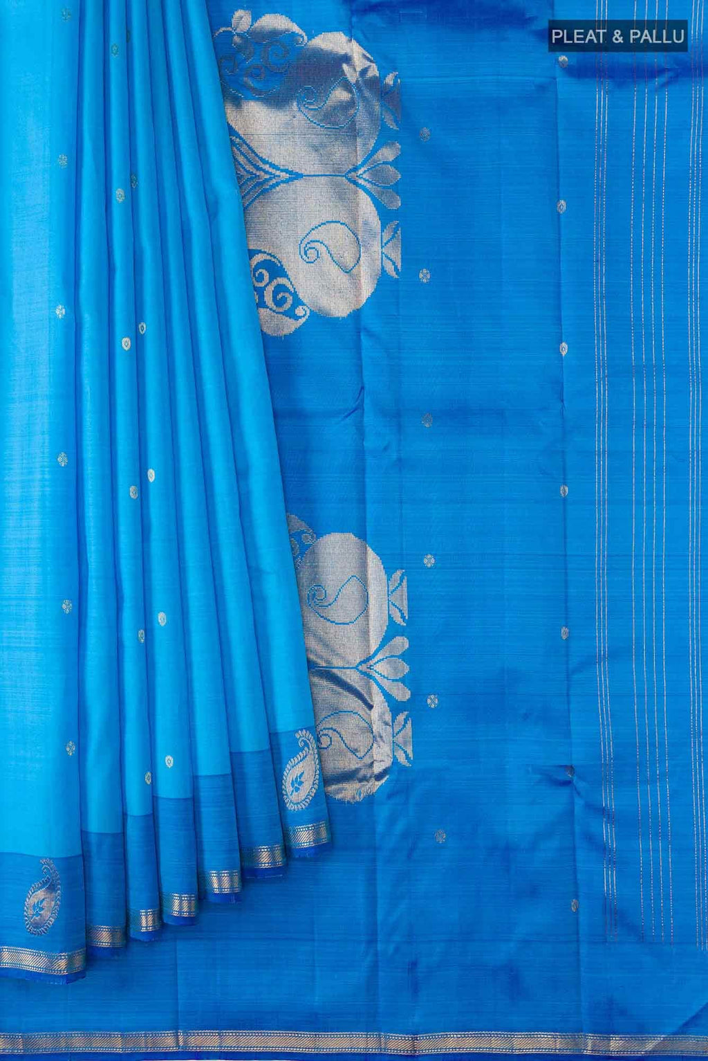 Blue Kanchipuram Silk Saree