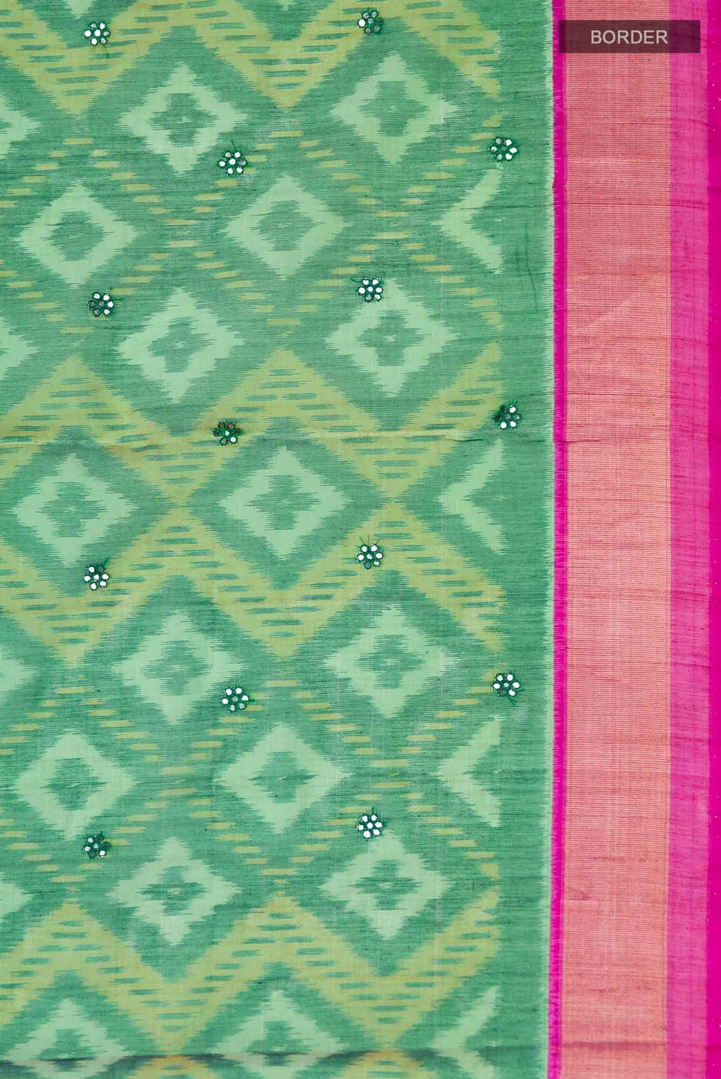 Green Silk Cotton Saree