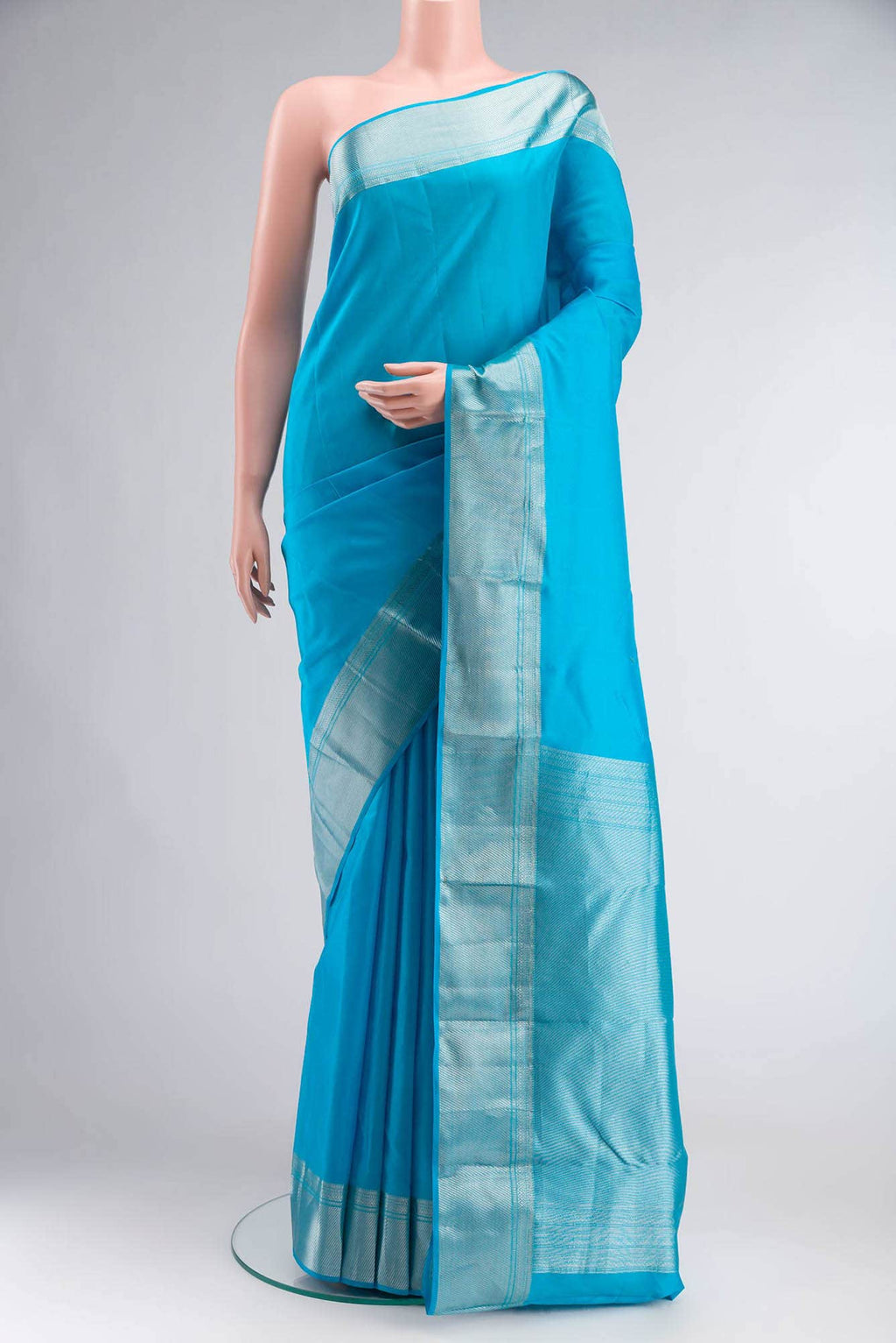 Blue Kanchipuram Silk Saree