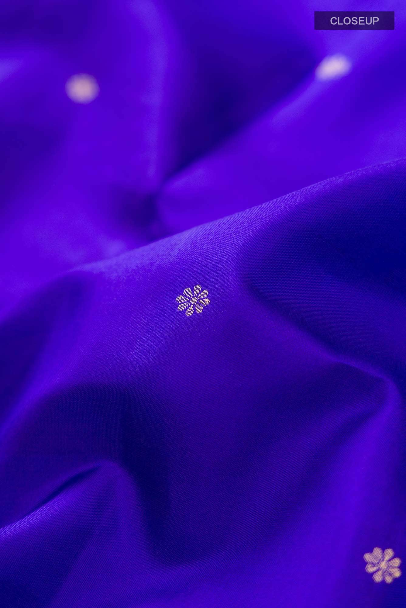 Blue Kanchipuram Silk Saree