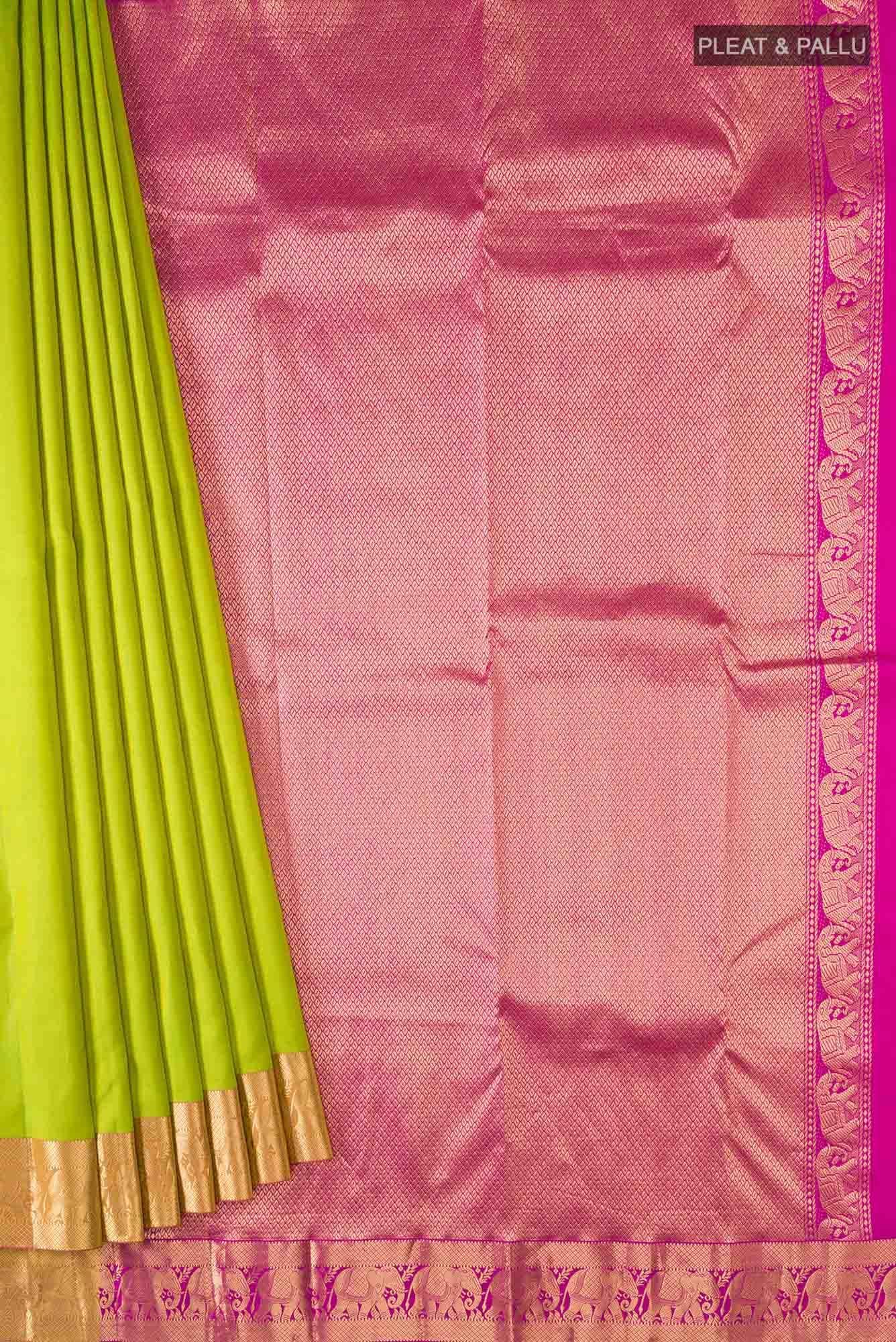 Green Kanchipuram Silk Saree