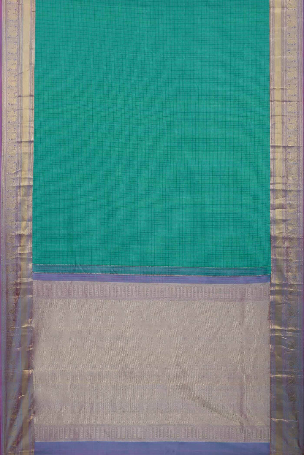Blue Kanchipuram Silk Saree
