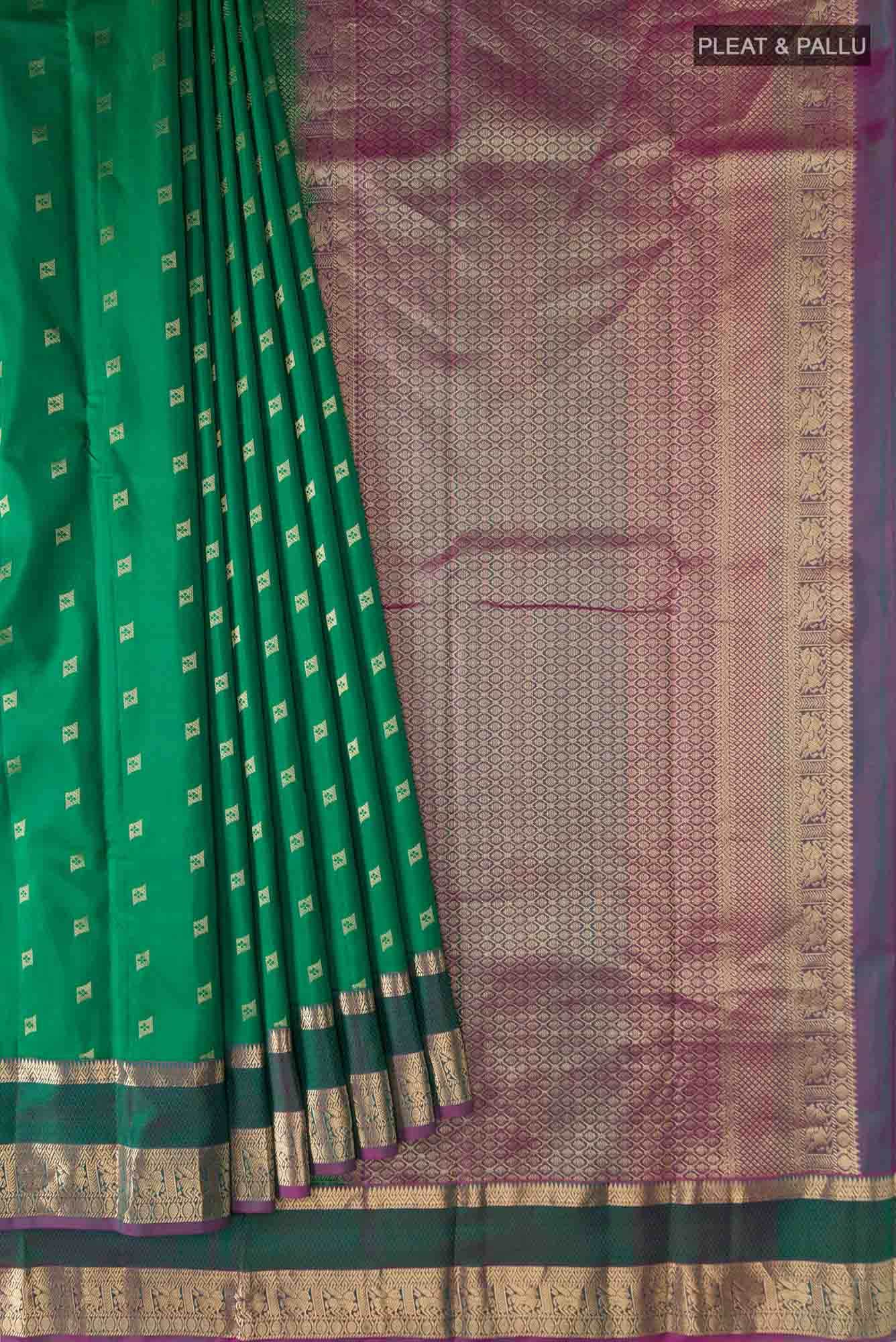 Green Kanchipuram Silk Saree