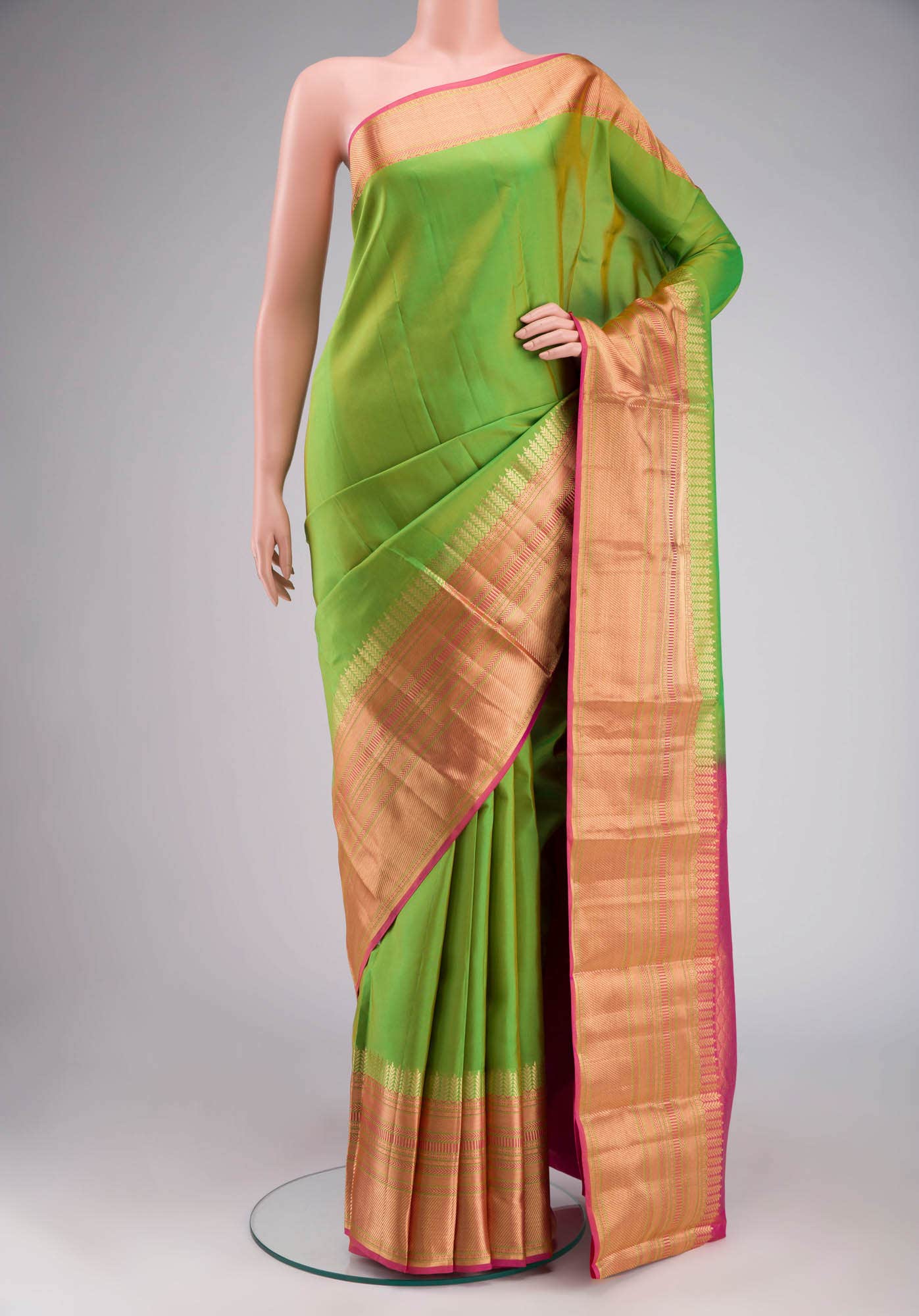 Green Kanchipuram Silk Saree