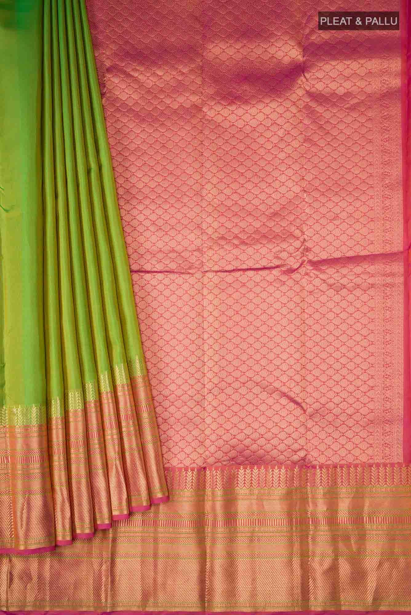 Green Kanchipuram Silk Saree