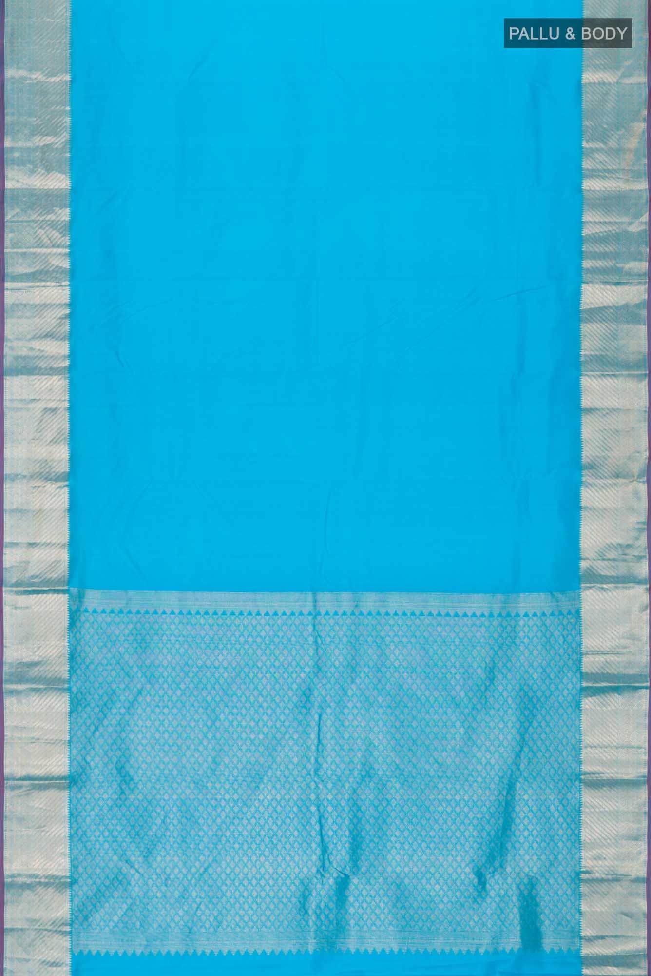 Blue Kanchipuram Silk Saree