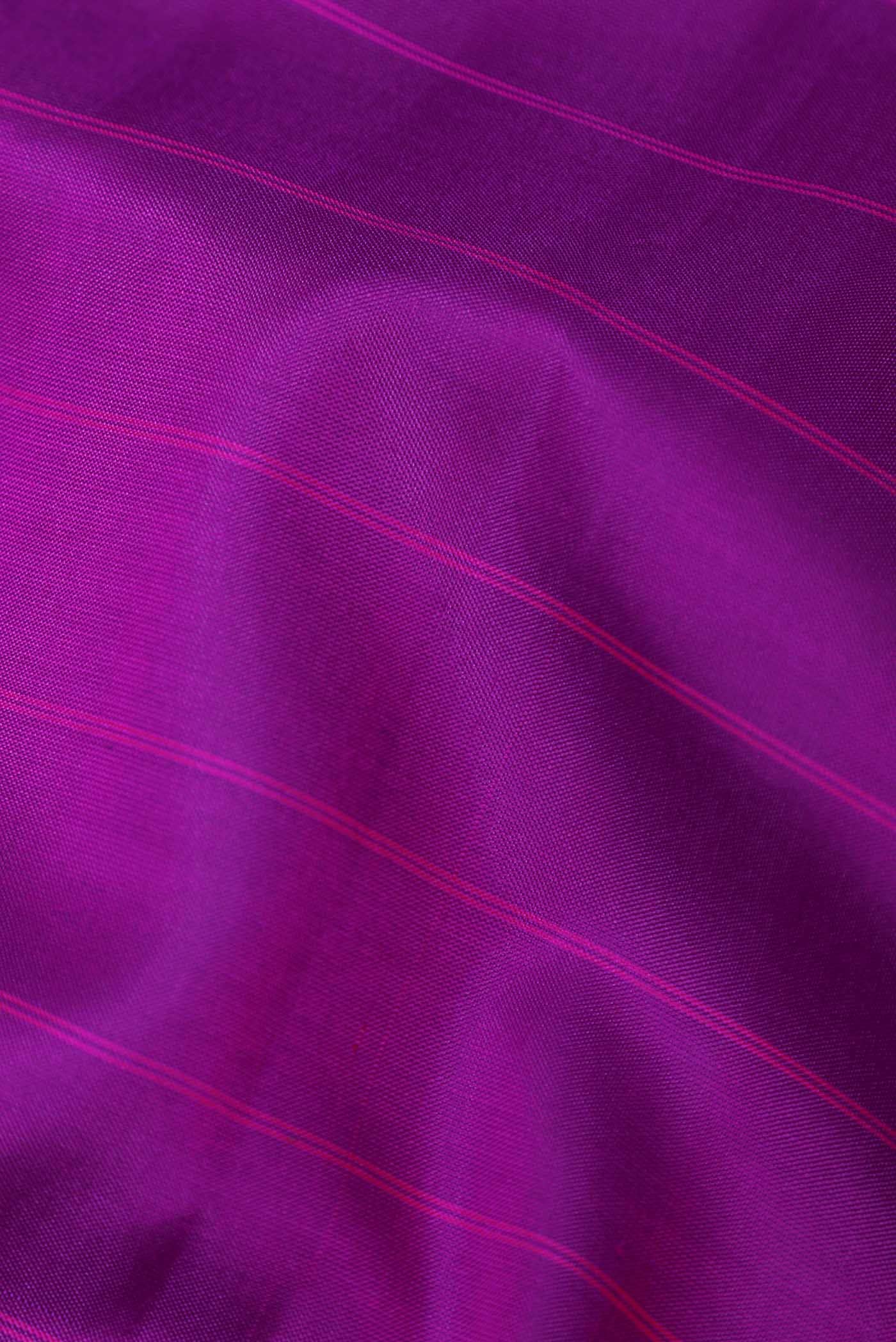 Purple Kanchipuram Silk Saree