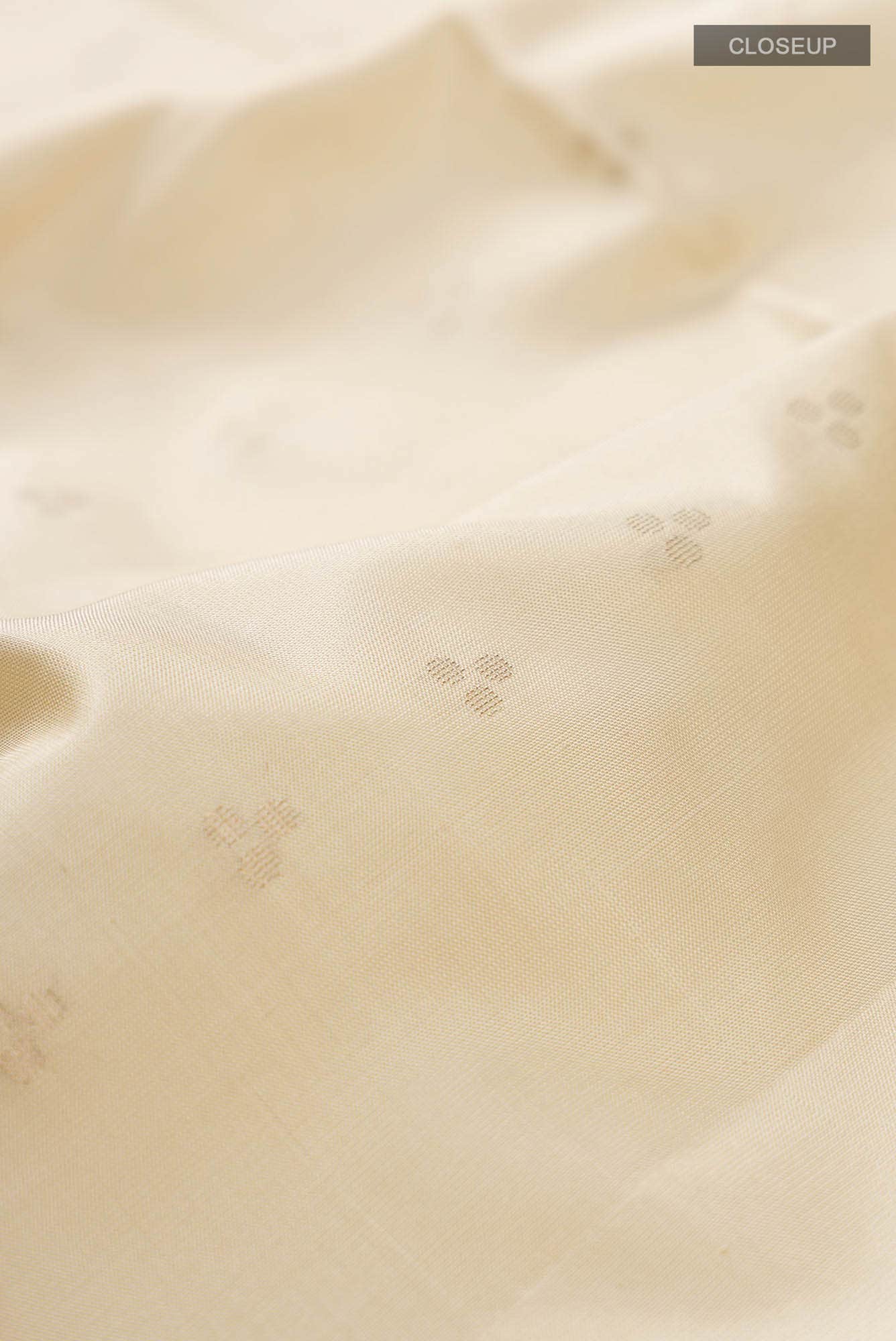 Cream Soft Silk Saree