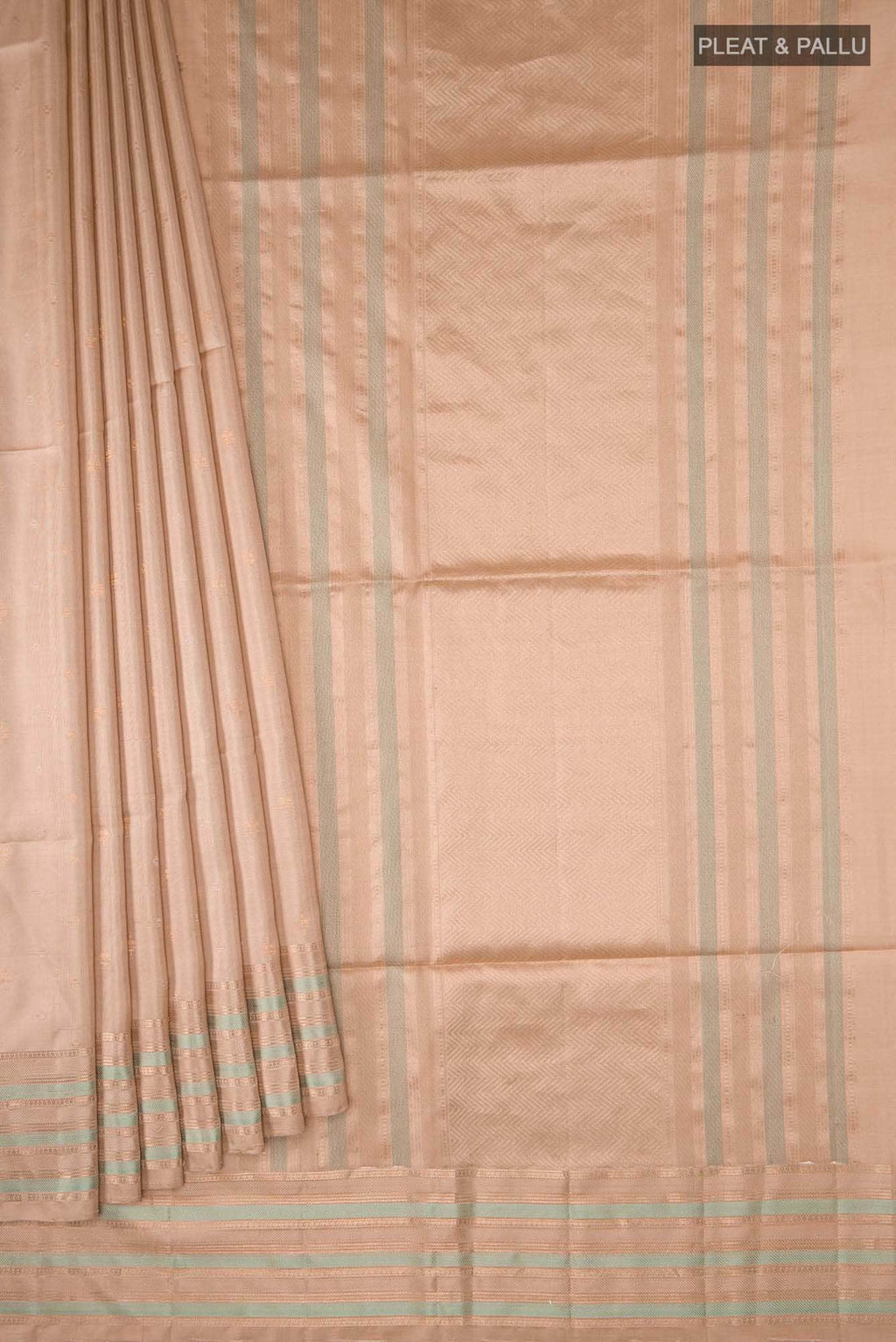 Beige Soft Silk Saree