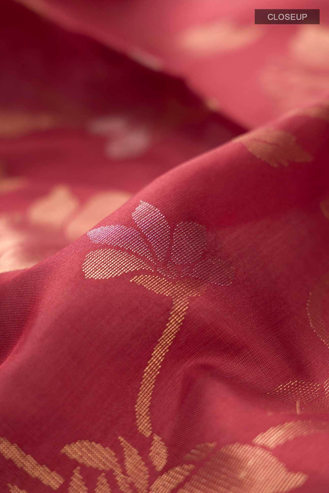 Maroon Soft Silk Saree
