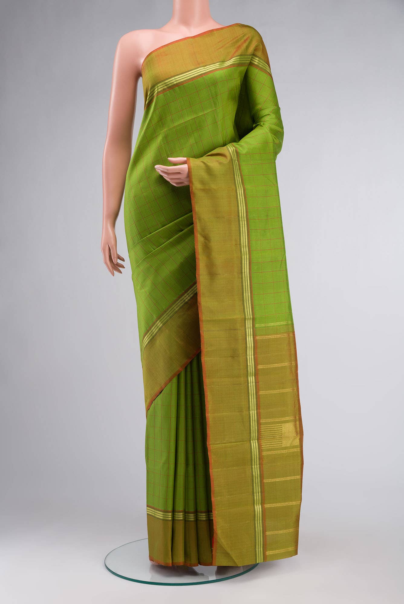 Green Kanchipuram Silk Saree