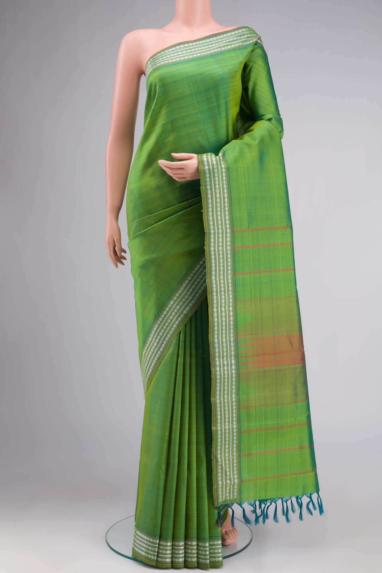 Green Kanchipuram Silk Saree