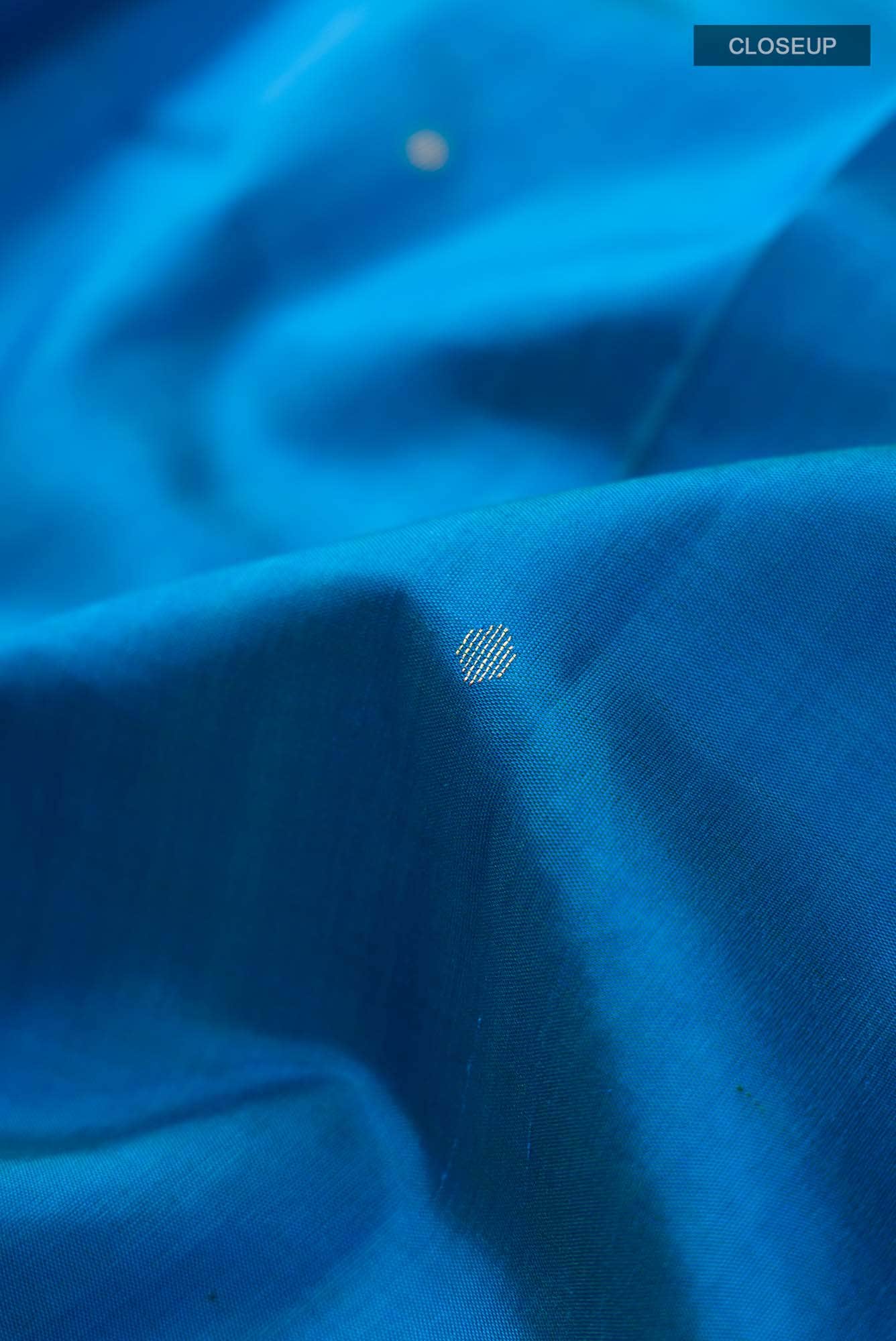 Blue Kanchipuram Silk Saree