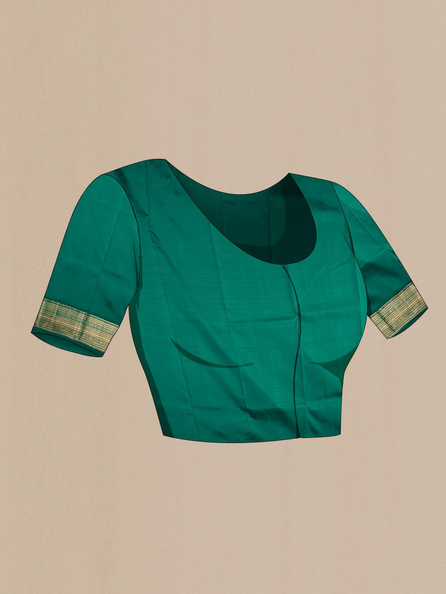Green Kanchipuram Silk Saree