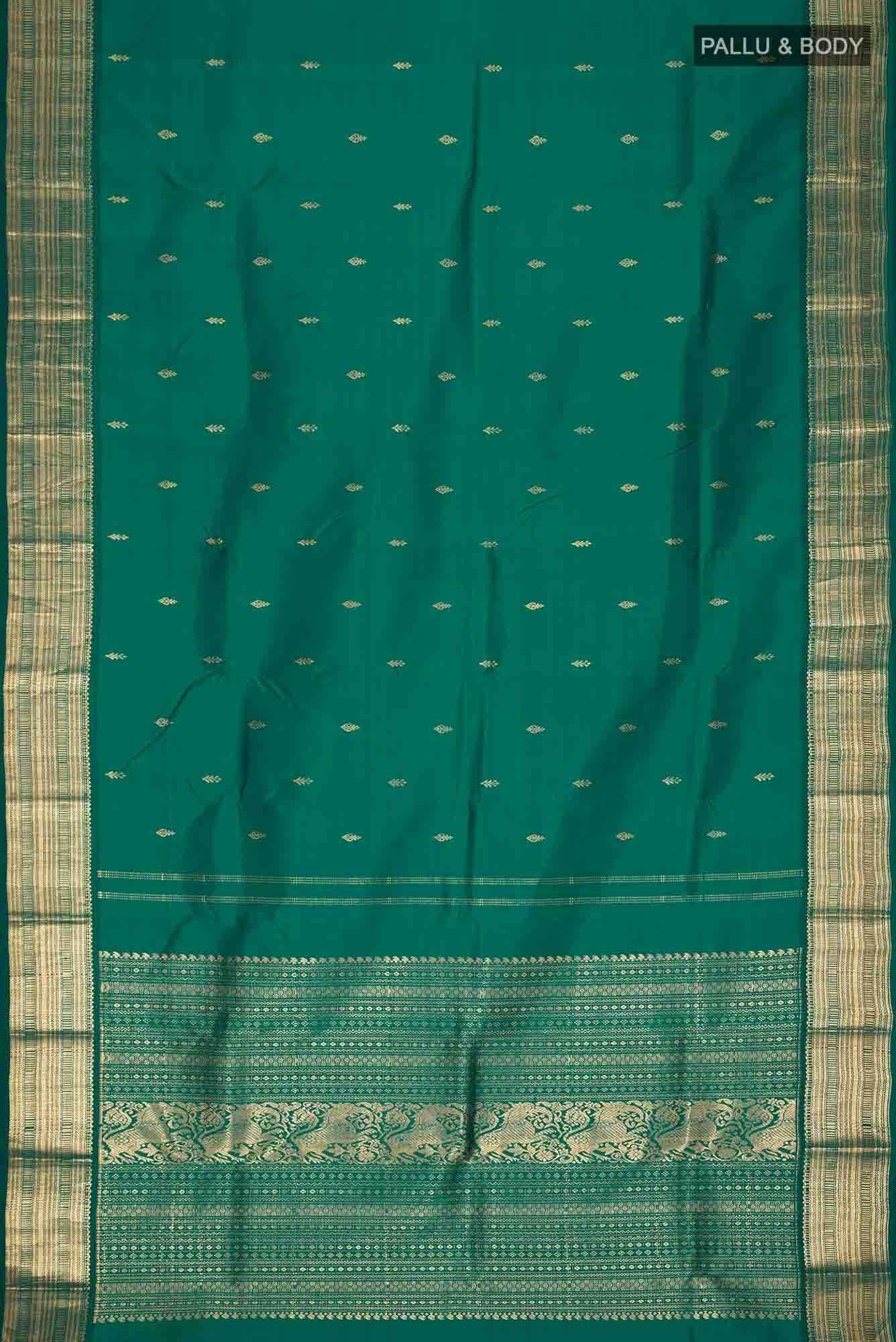 Green Kanchipuram Silk Saree