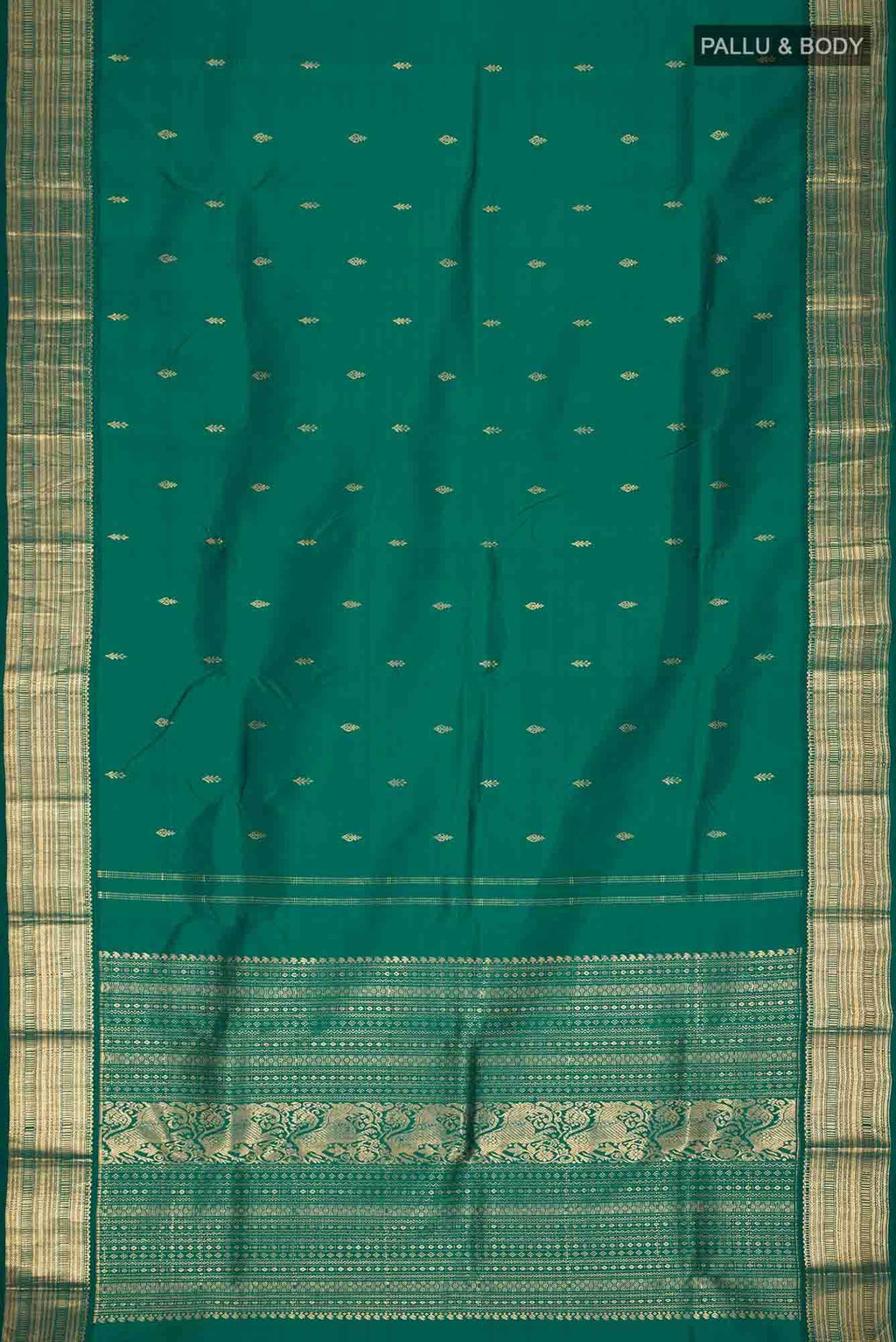 Green Kanchipuram Silk Saree