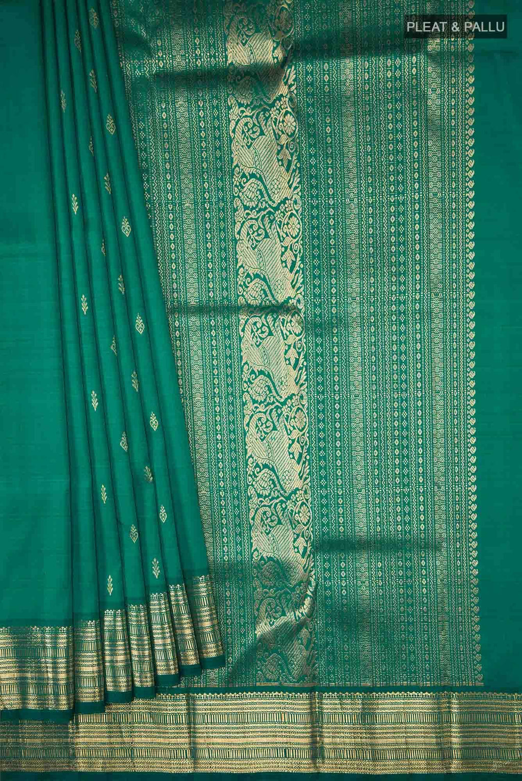 Green Kanchipuram Silk Saree