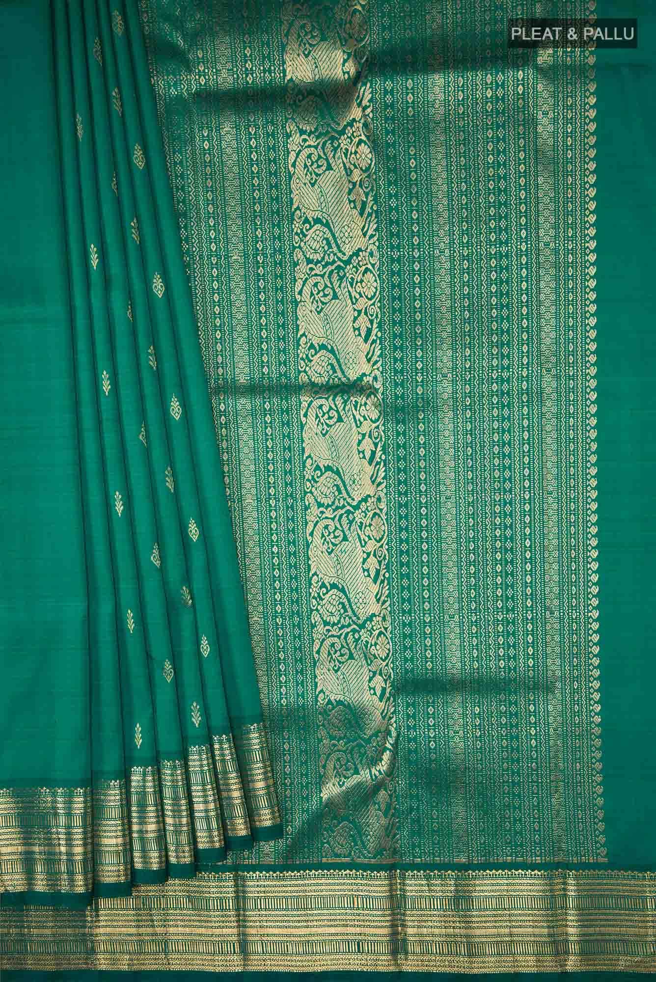 Green Kanchipuram Silk Saree