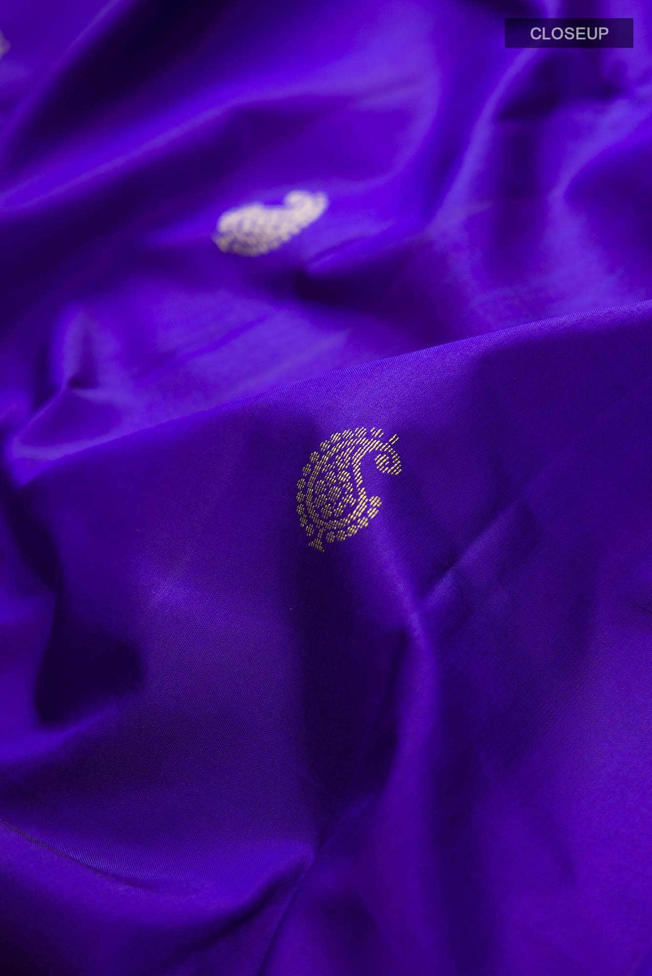 Blue Kanchipuram Silk Saree