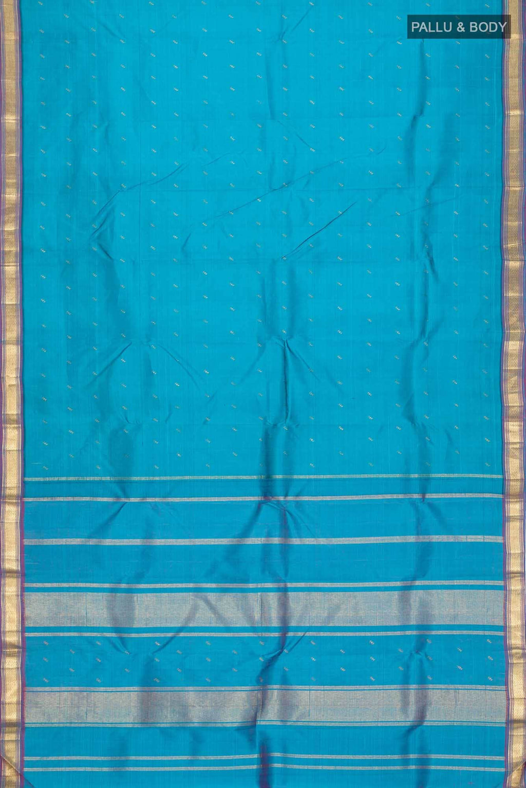 Blue Kanchipuram Silk Saree