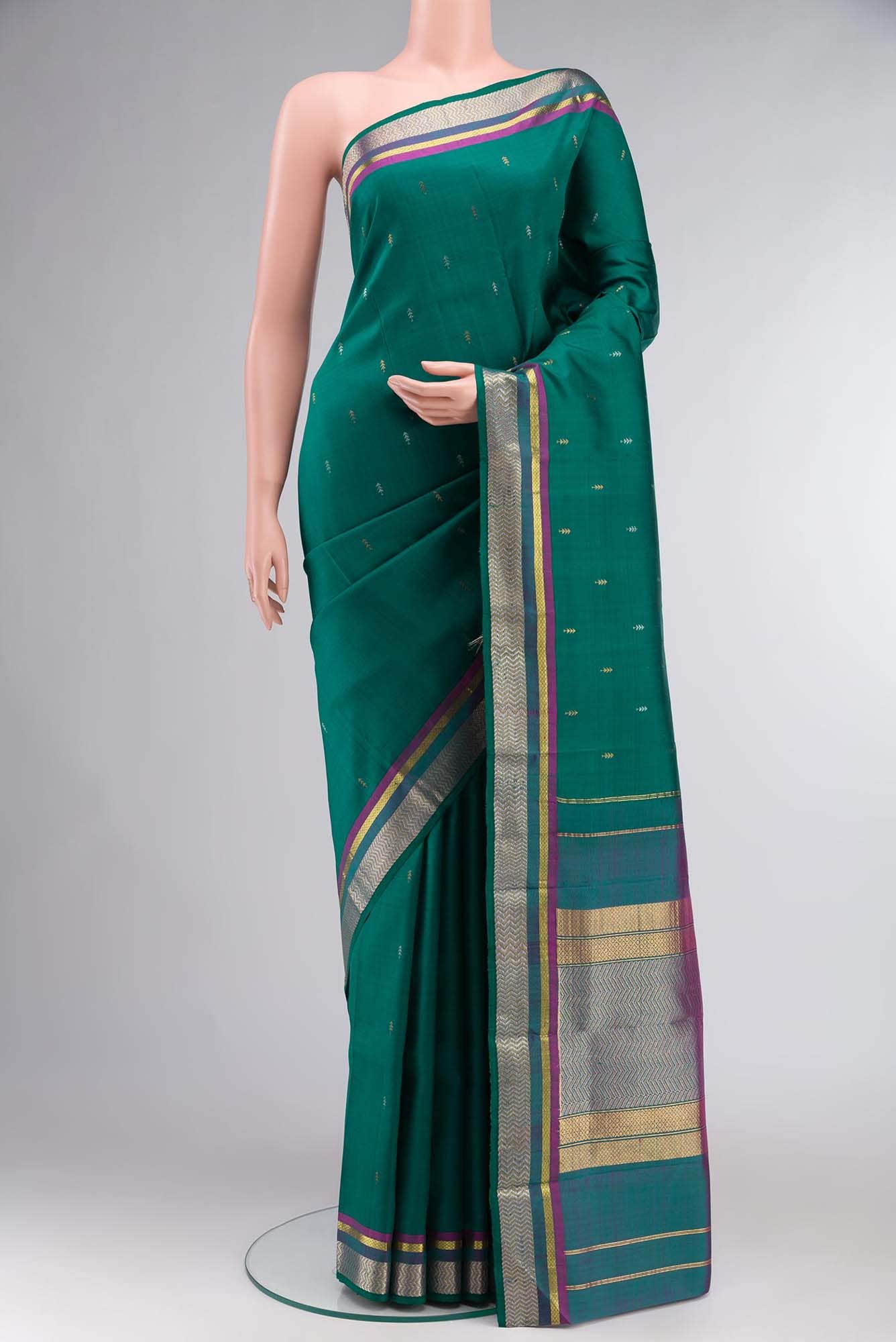 Green Kanchipuram Silk Saree
