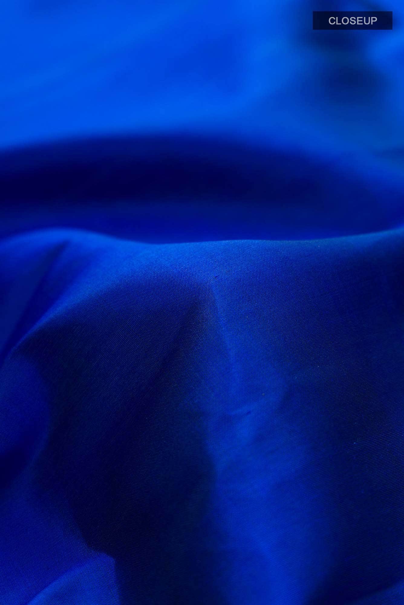 Blue Kanchipuram Silk Saree