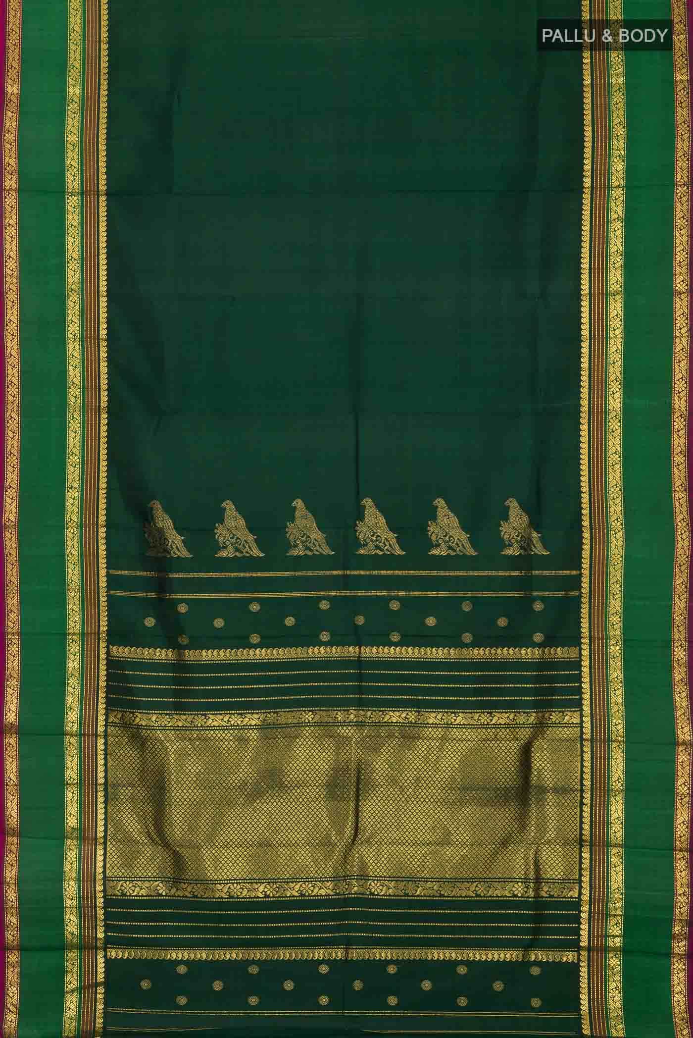 Green Kanchipuram Silk Saree