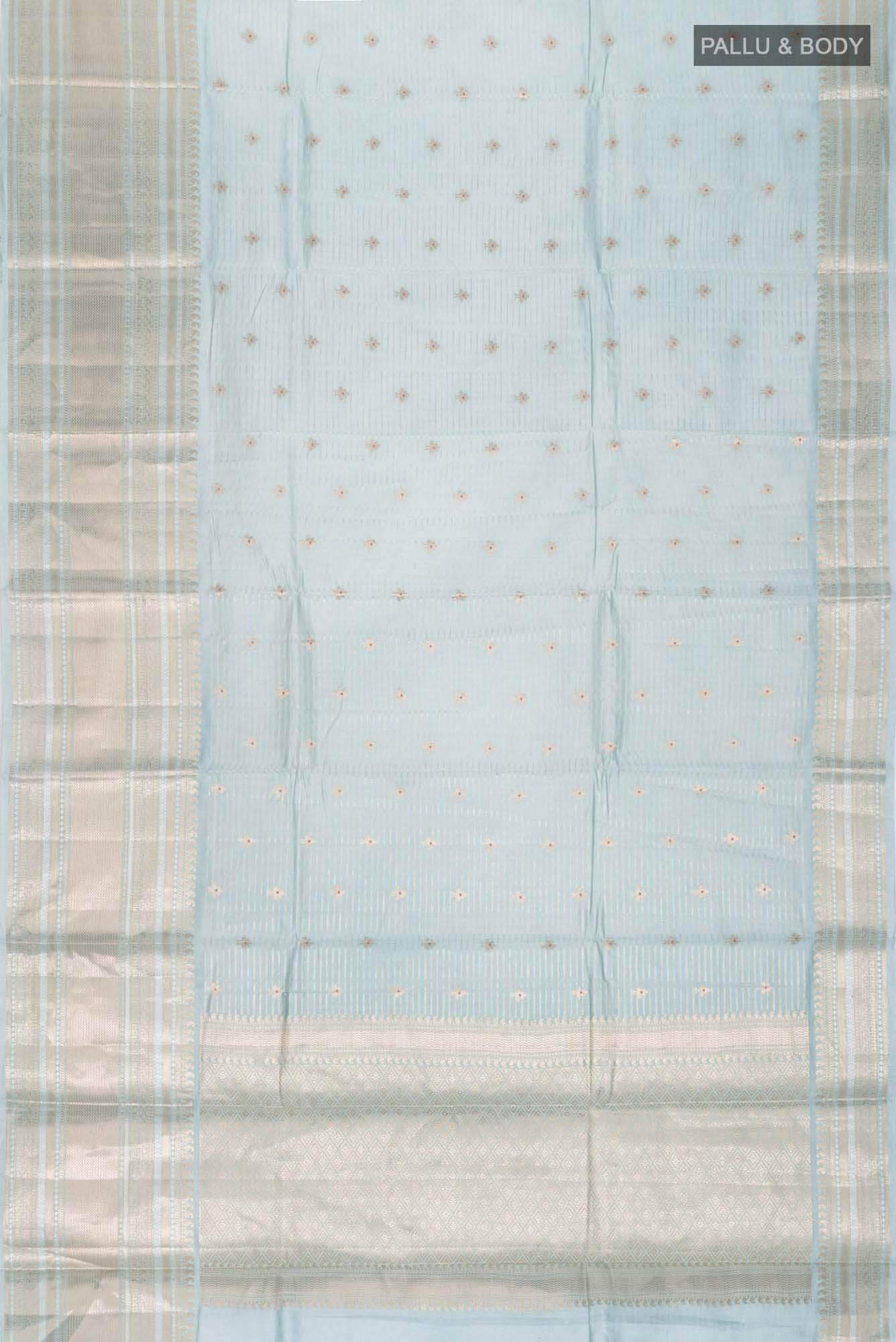 Green Banarasi Raw Silk Saree