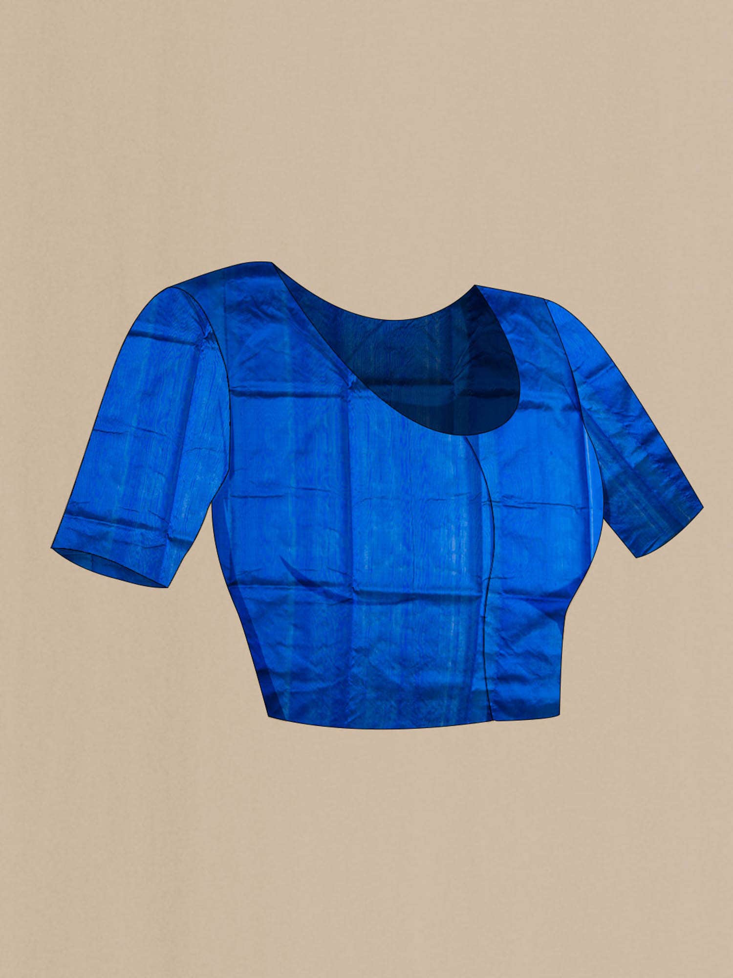 Blue Banarasi Katan Silk Saree