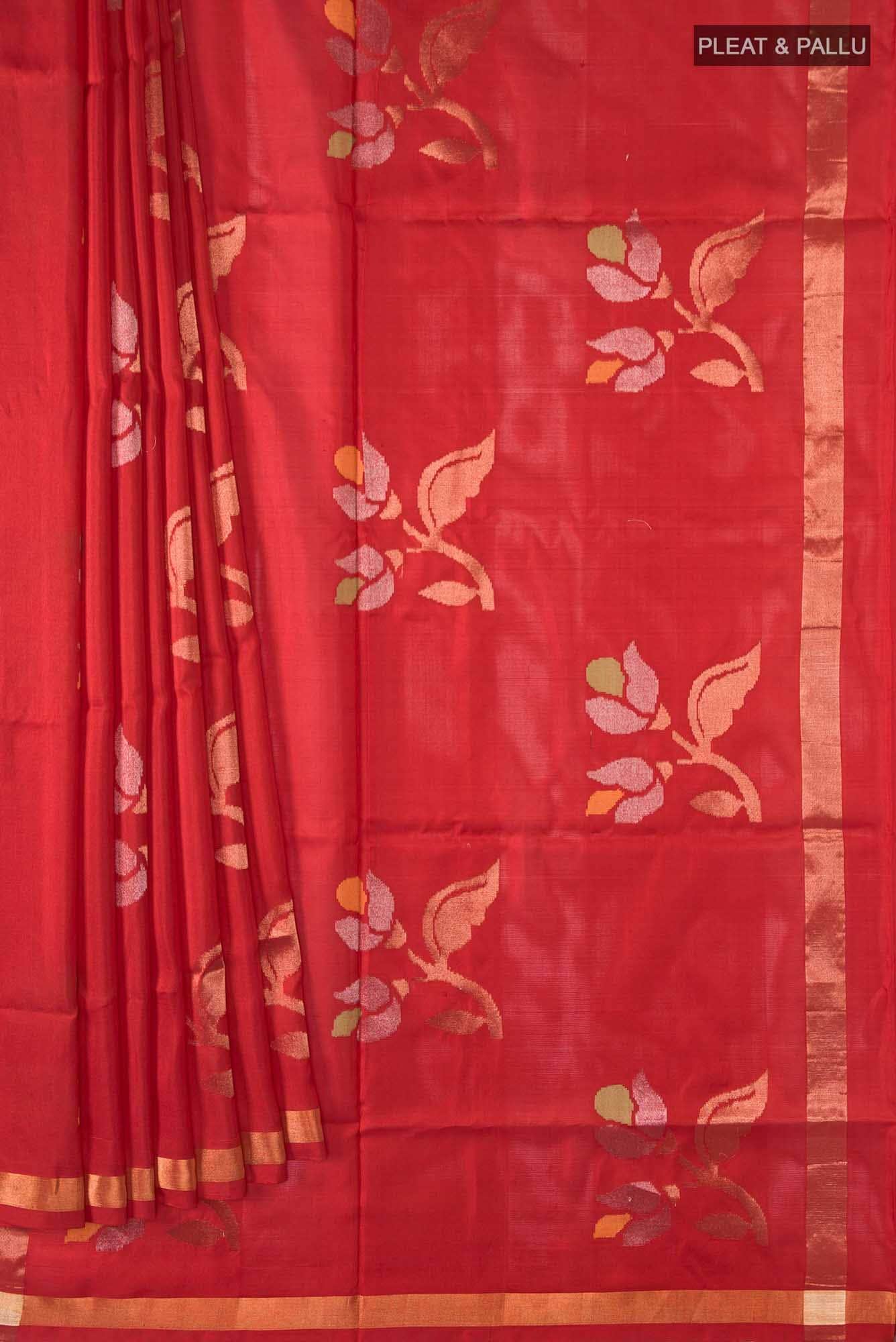 Red Uppada Silk Saree