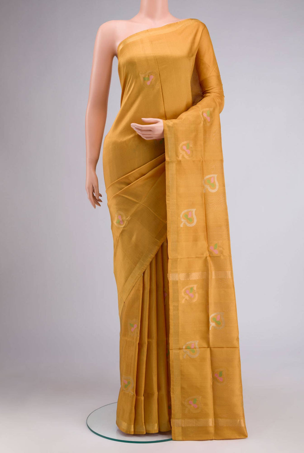 Mustard Uppada Silk Saree