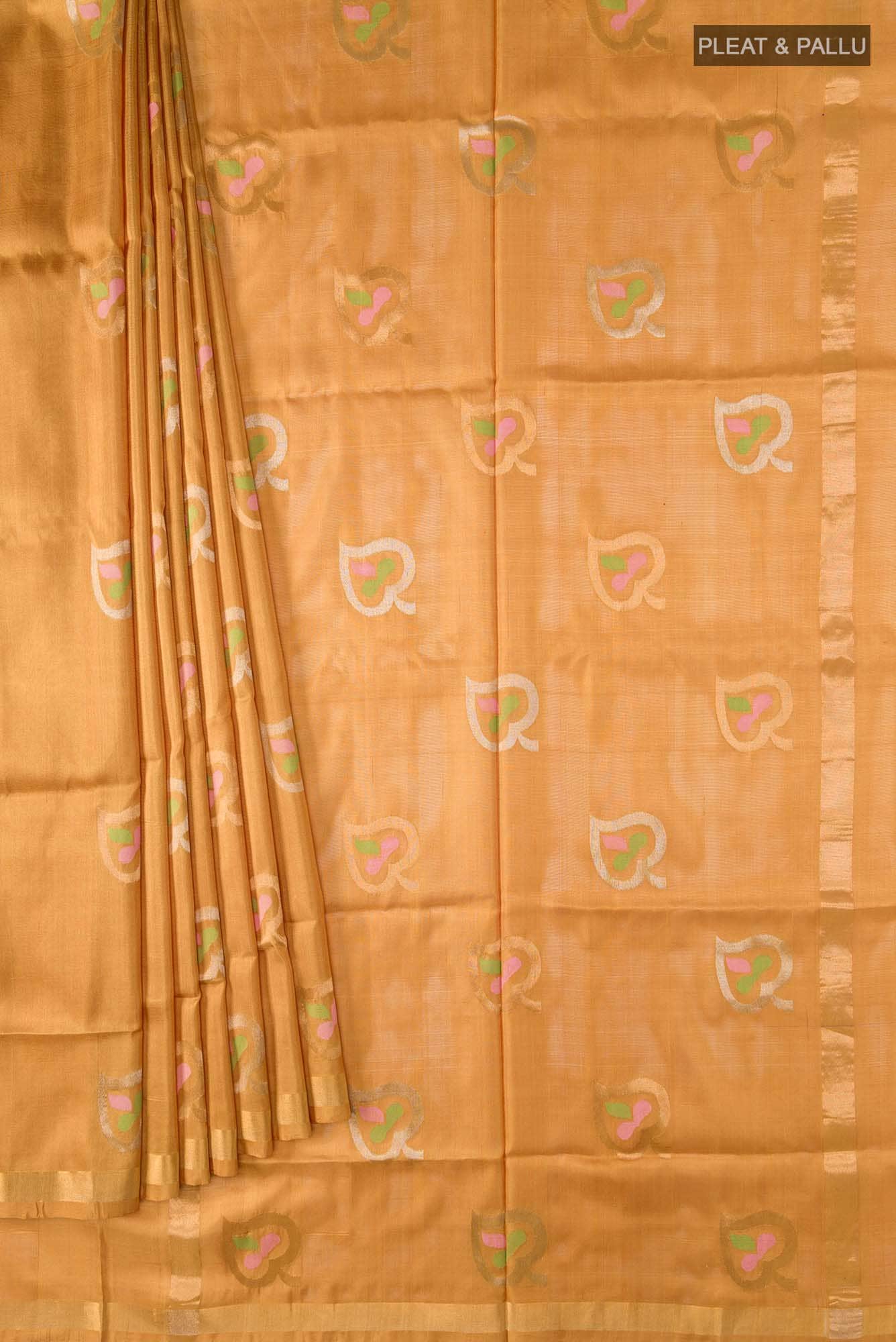 Mustard Uppada Silk Saree