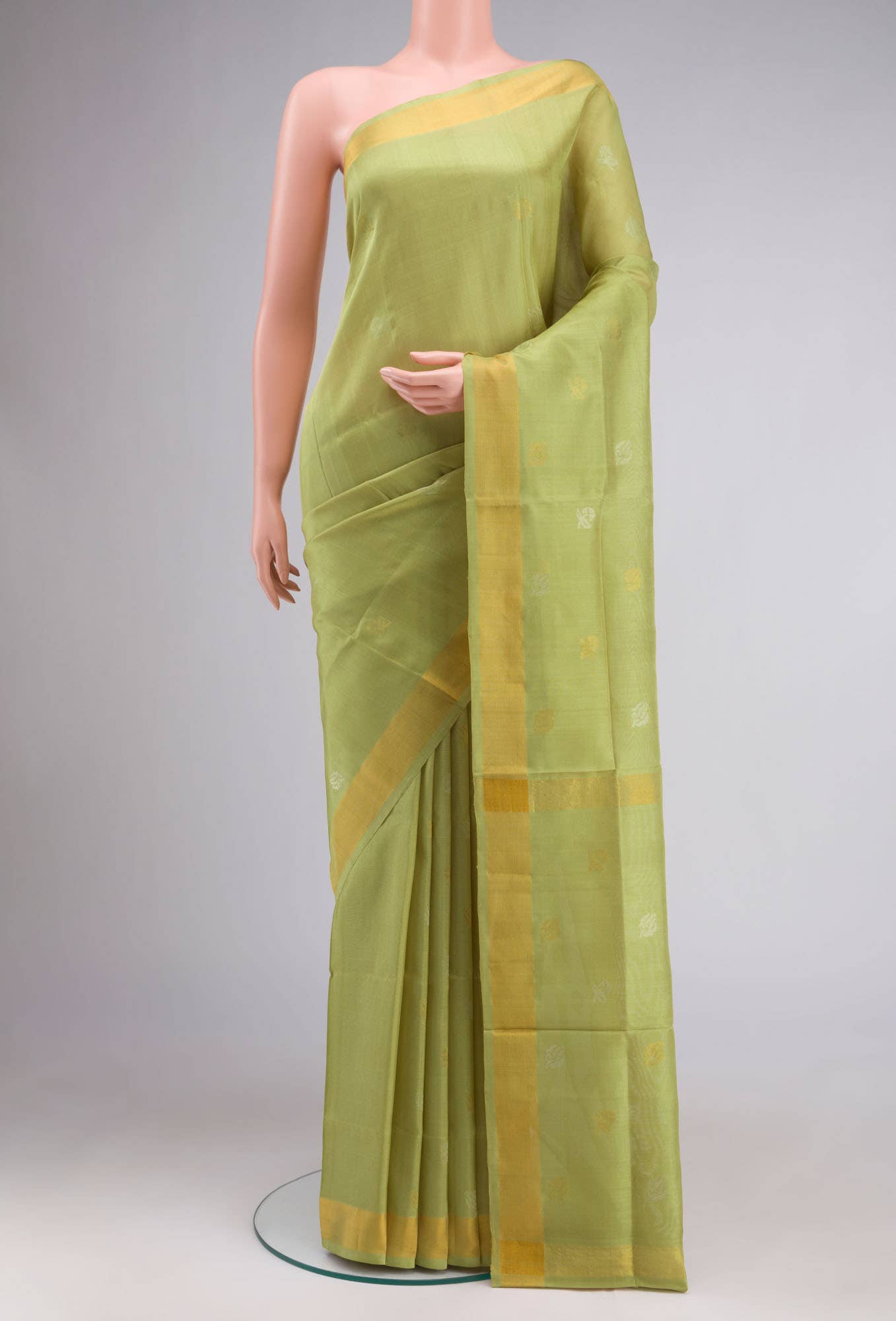 Golden Uppada Silk Saree