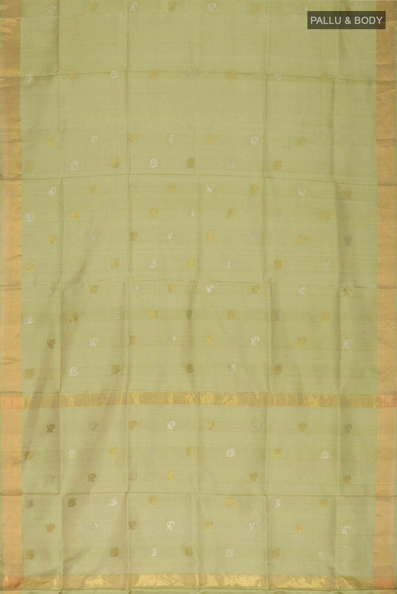 Golden Uppada Silk Saree