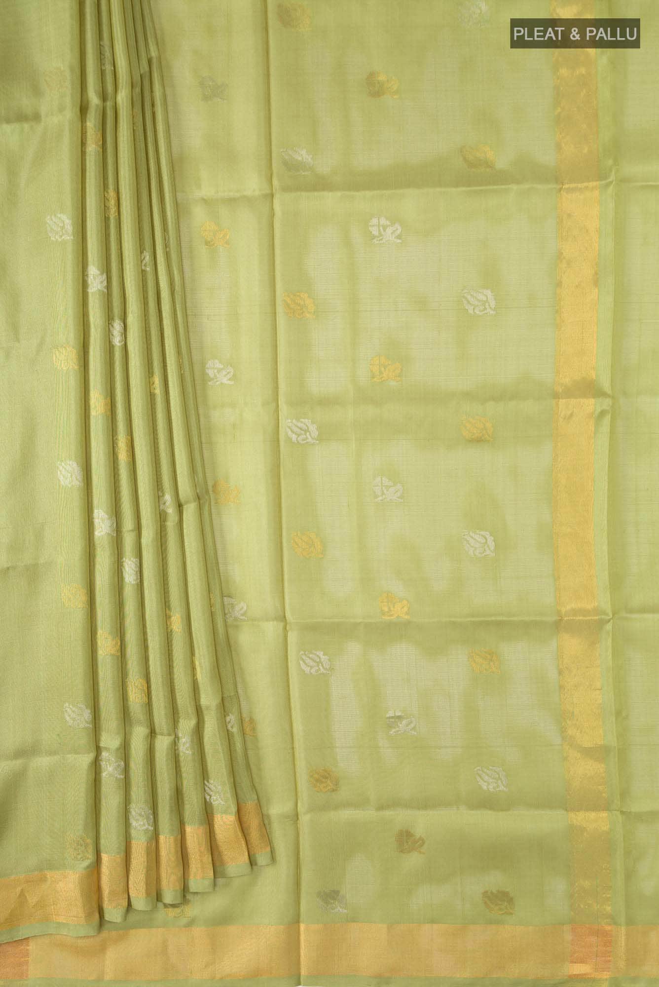 Golden Uppada Silk Saree