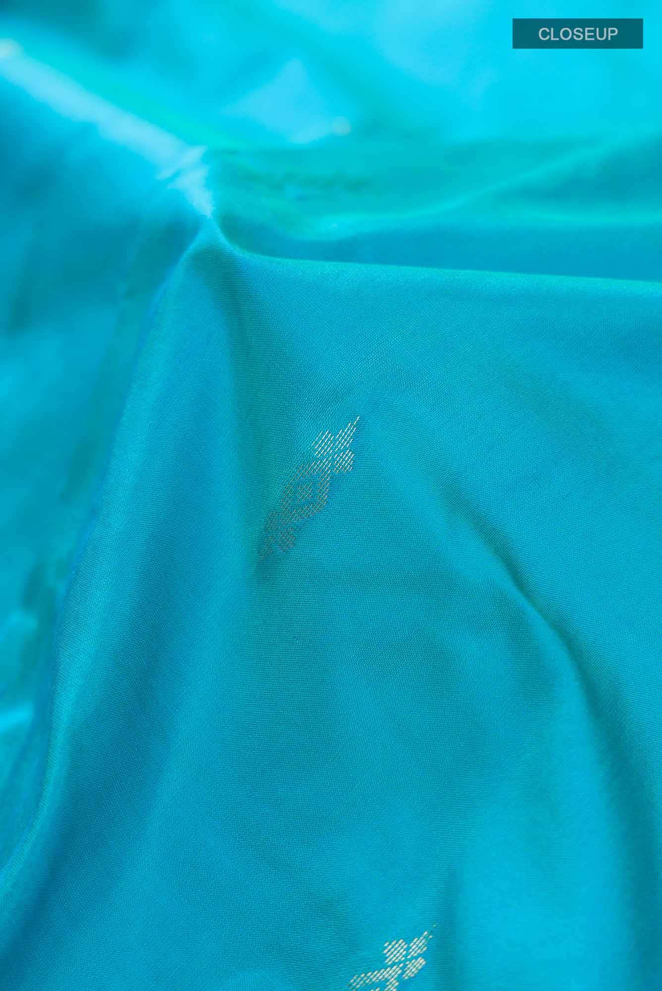 Blue Bangalore Silk Saree