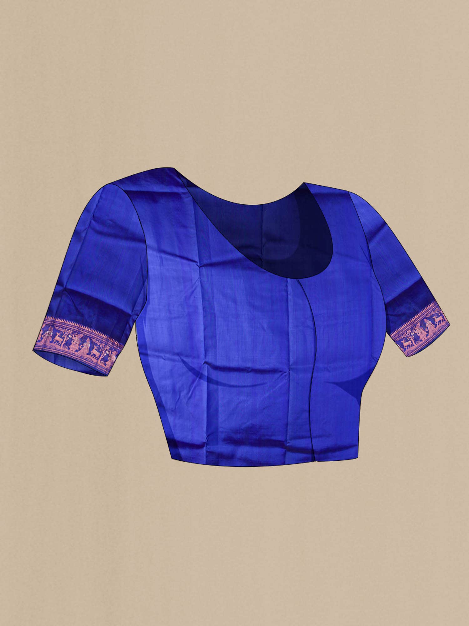 Blue Baluchari Silk Saree