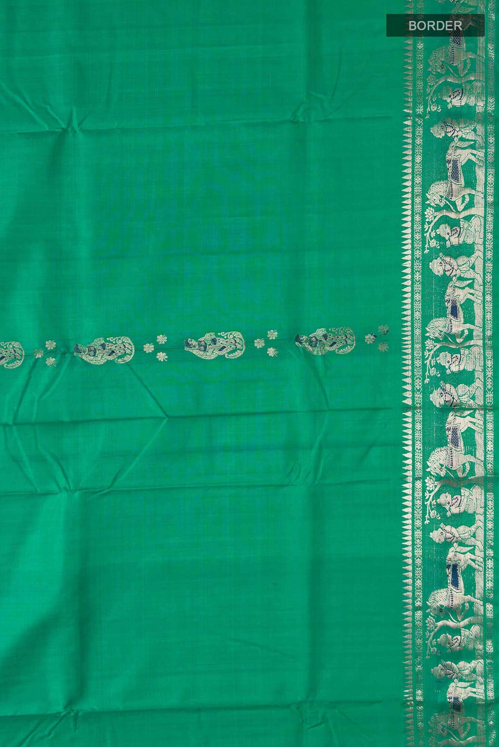 Green Baluchari Silk Saree