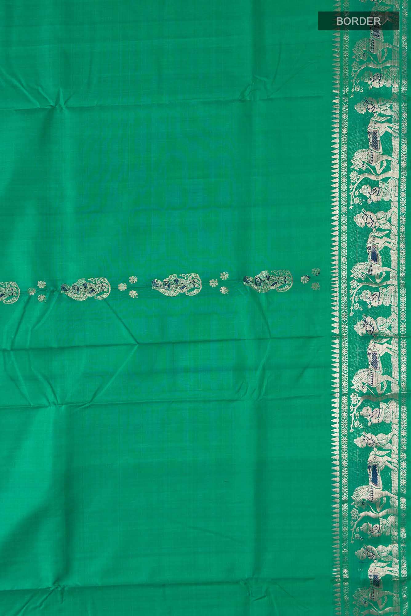 Green Baluchari Silk Saree
