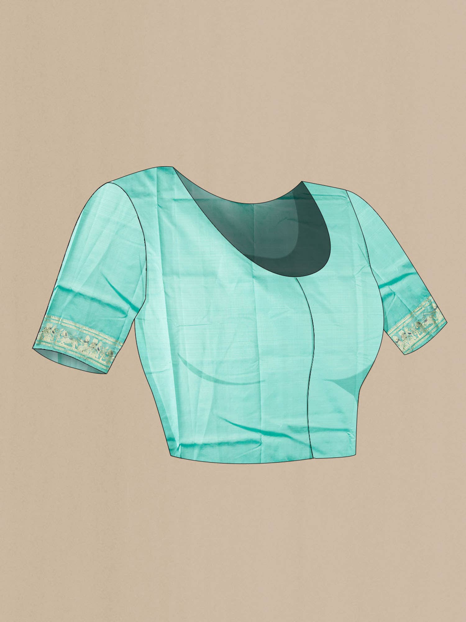 Green Baluchari Silk Saree