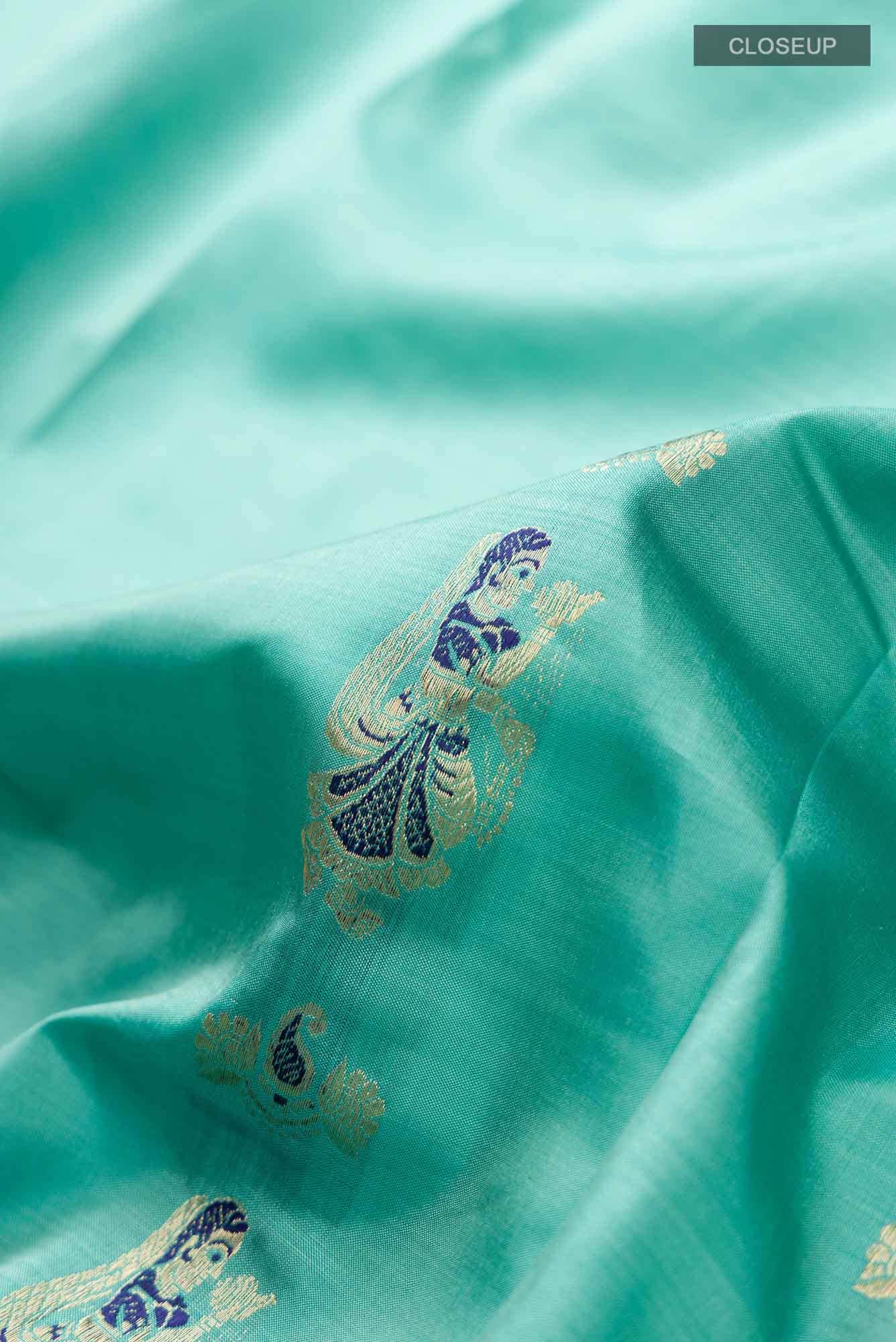 Green Baluchari Silk Saree