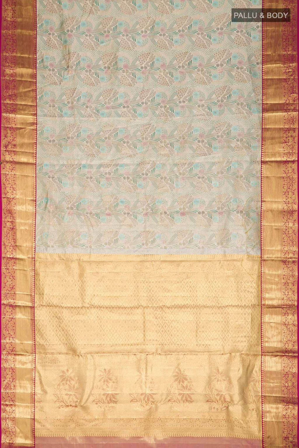 Green Kanchipuram Tissue Silk Saree