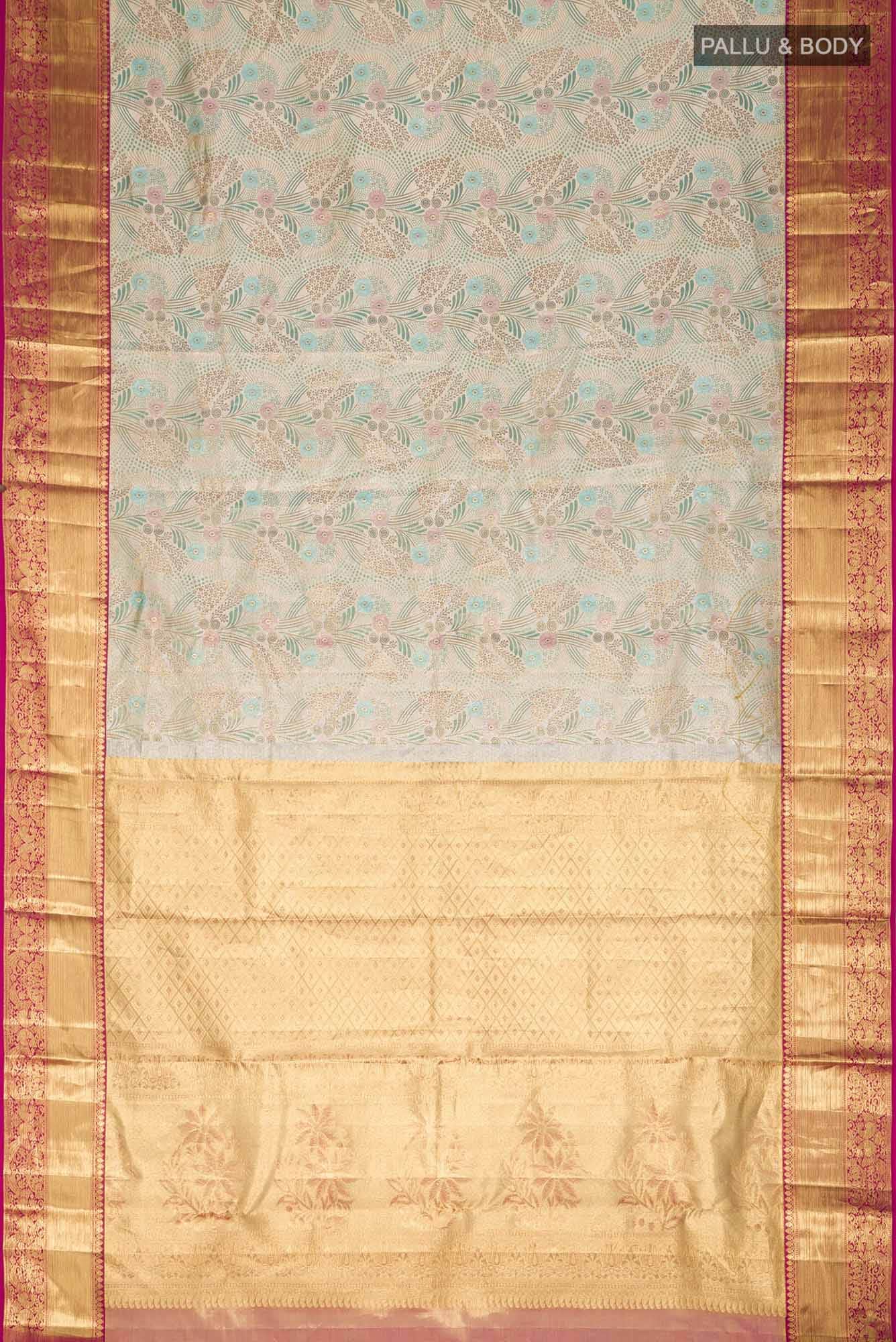 Green Kanchipuram Tissue Silk Saree