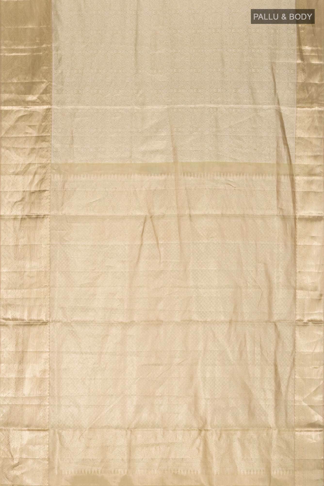 Gold Kanchipuram Tissue Silk Saree